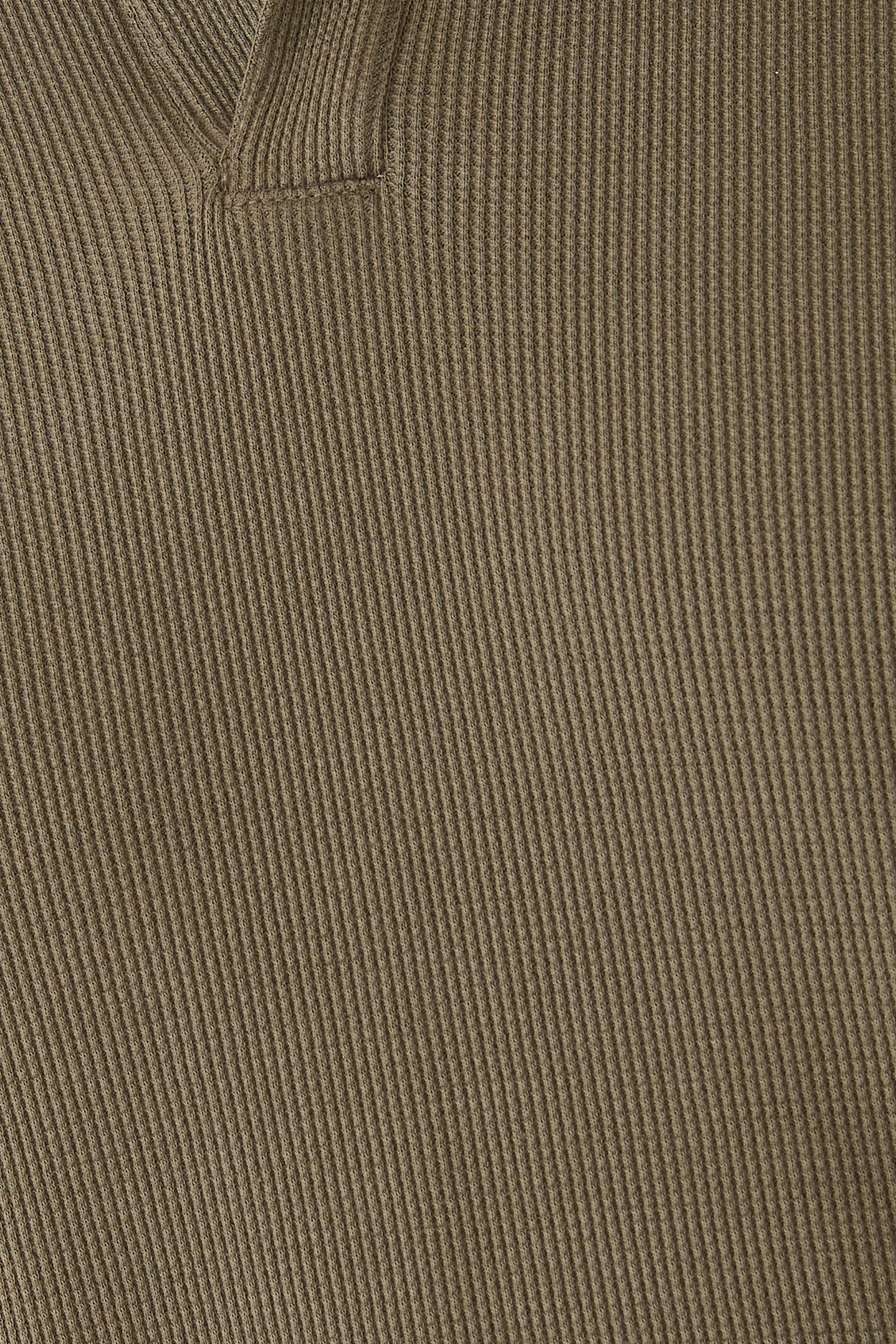 قميص بولو نسيج قطن متقاطع