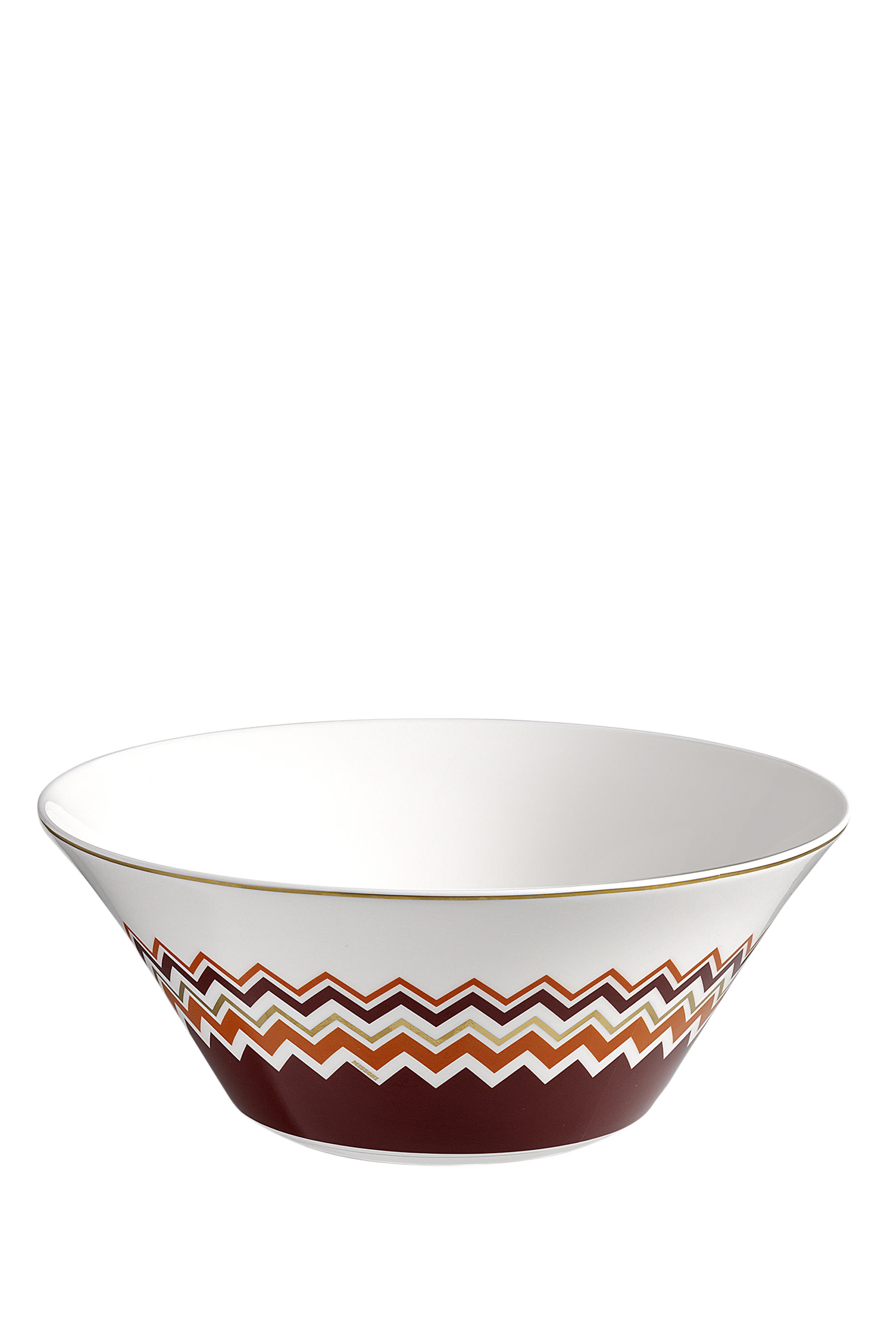 وعاء سلطة بنقشة شعار الماركة