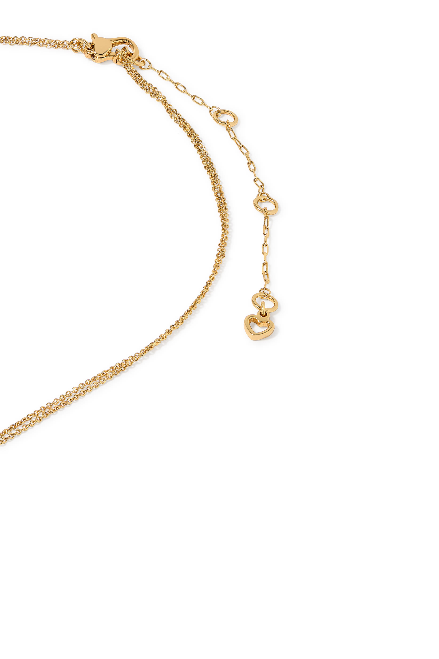 قلادة بدلاية صغيرة بتصميم متداخل، معدن مطلي