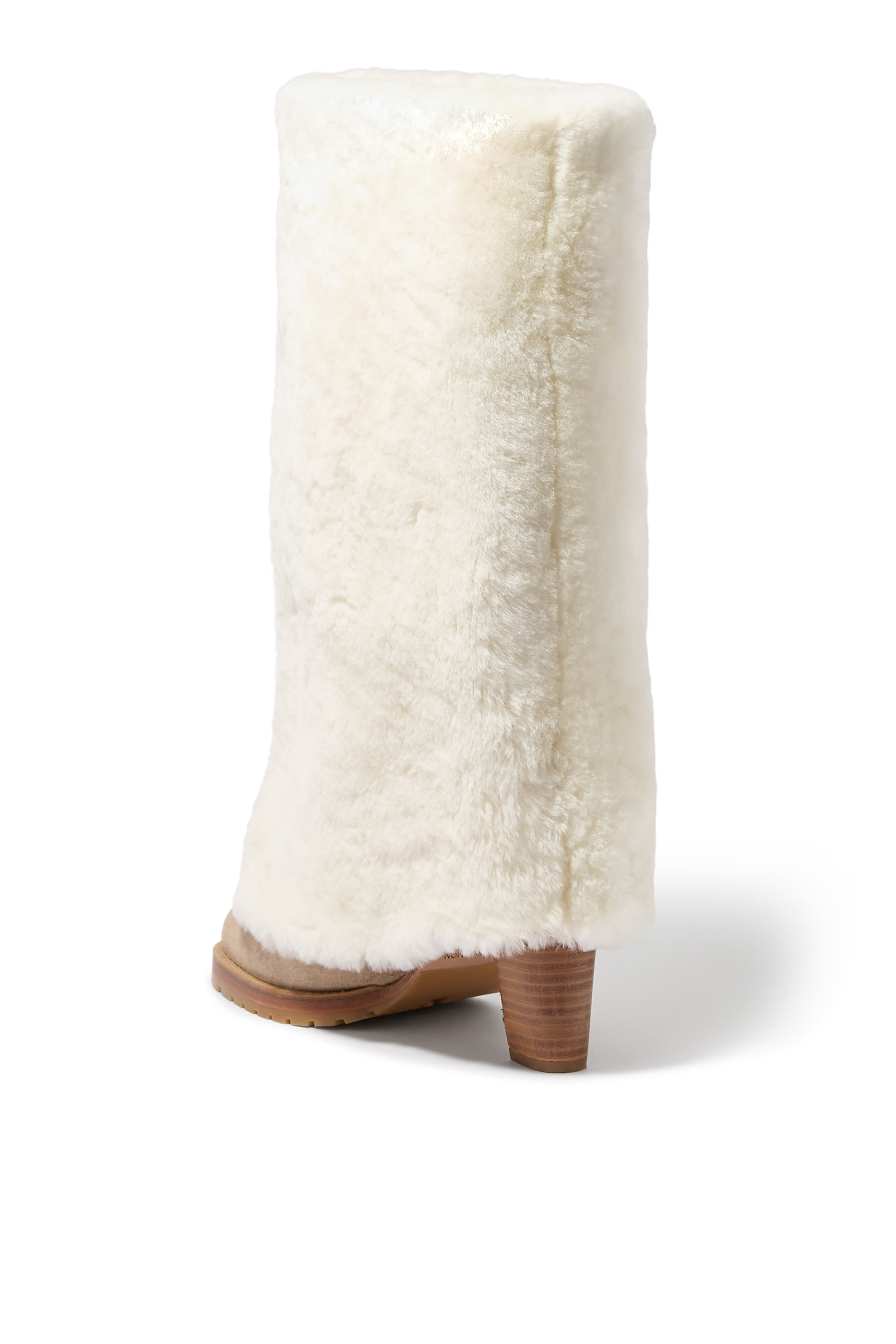 بوت 85 بكعب جلد حمل ميرينو