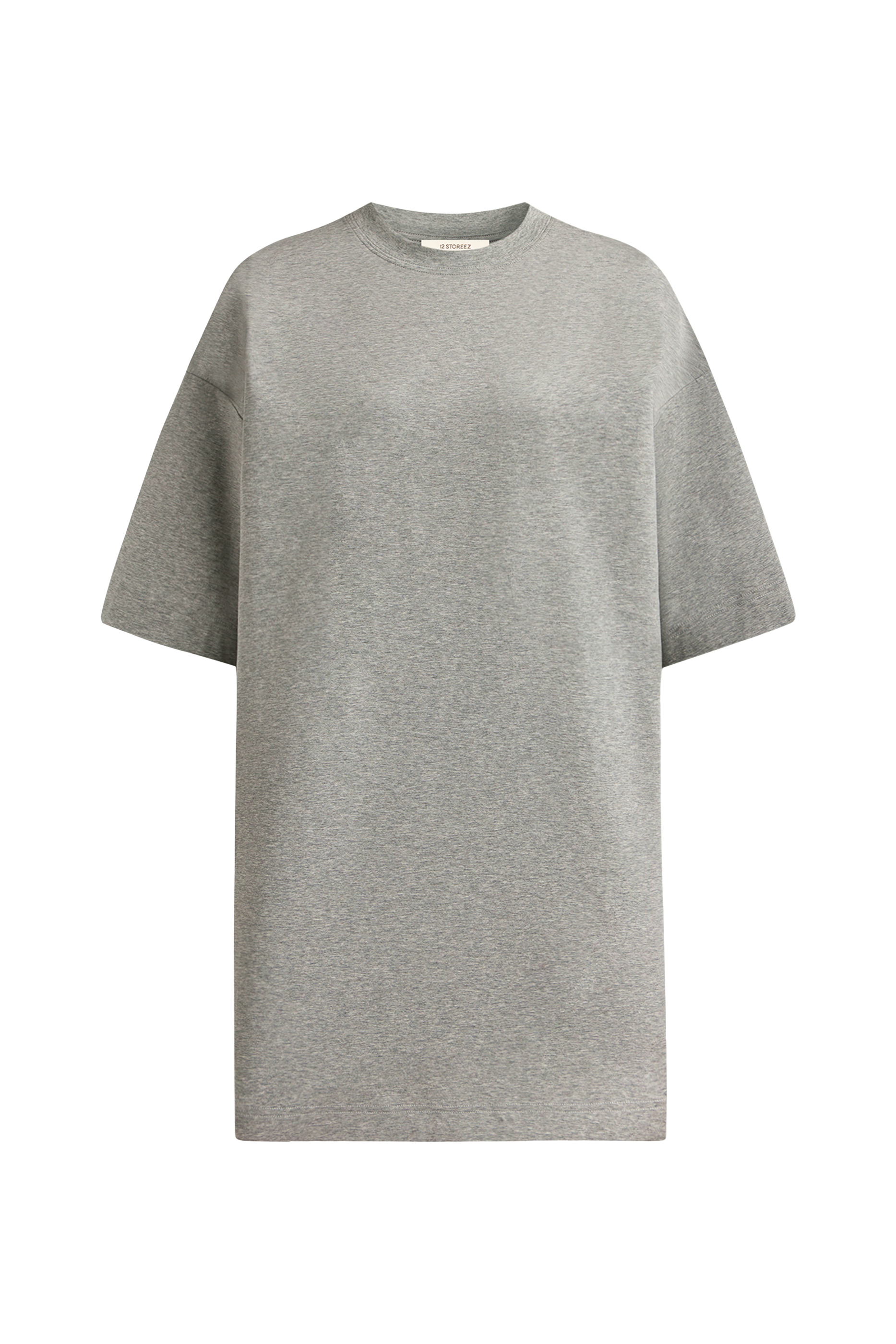 فستان بنمط تيشيرت قطن ممرسر