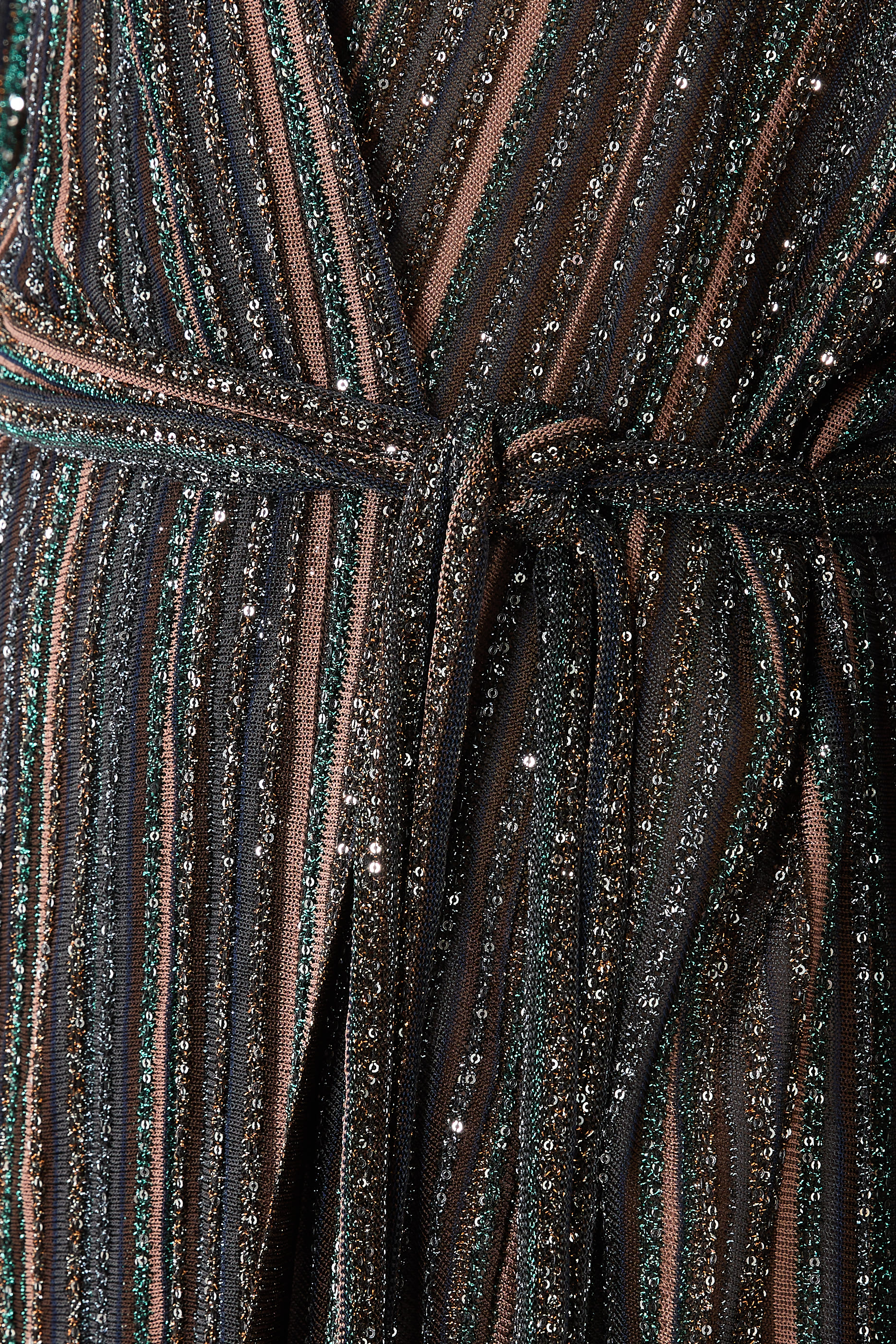 كارديغان مضلع طويل بحزام