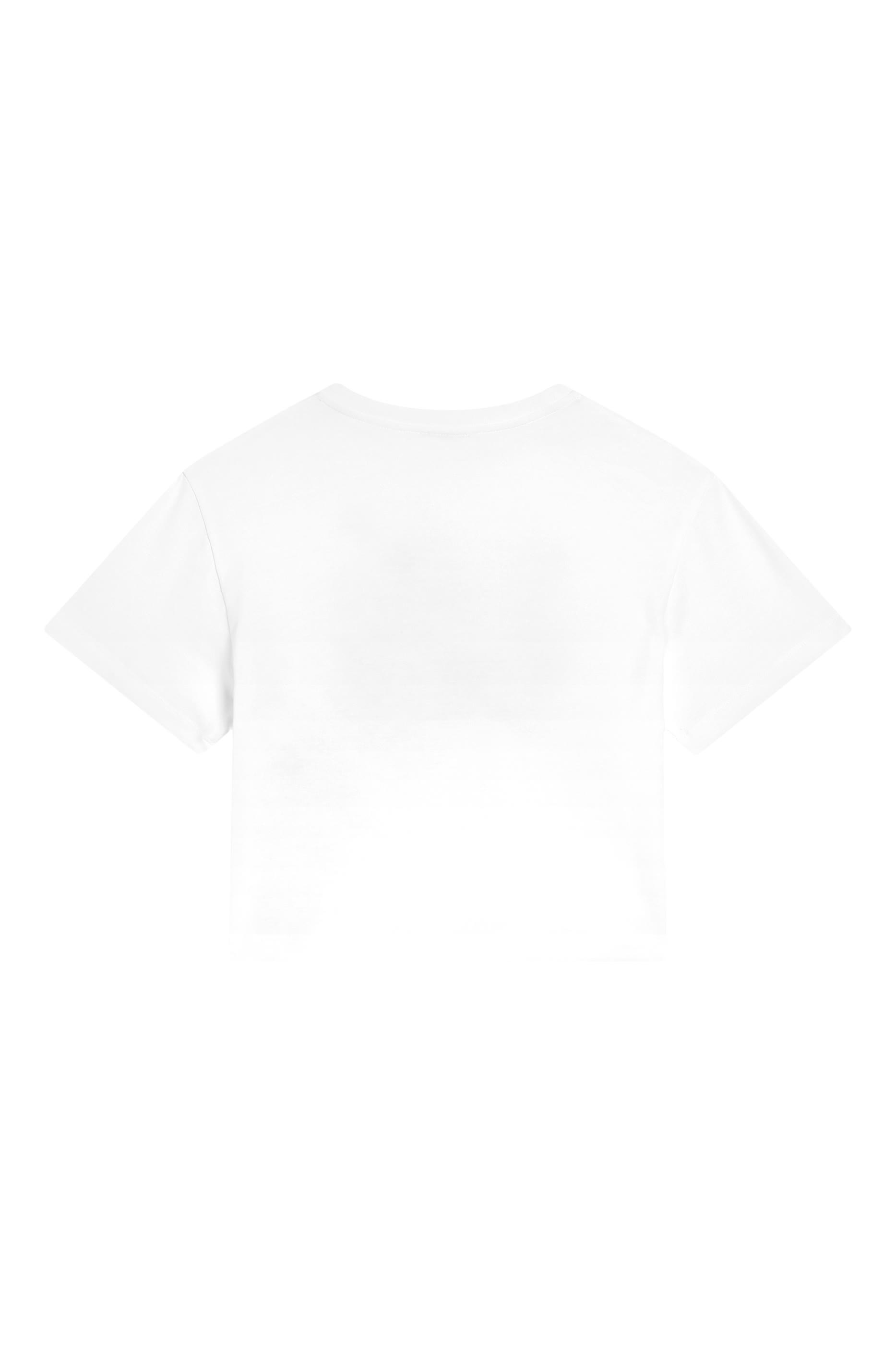 تيشيرت بأكمام قصيرة وطبعة زهور جيرسيه للأطفال