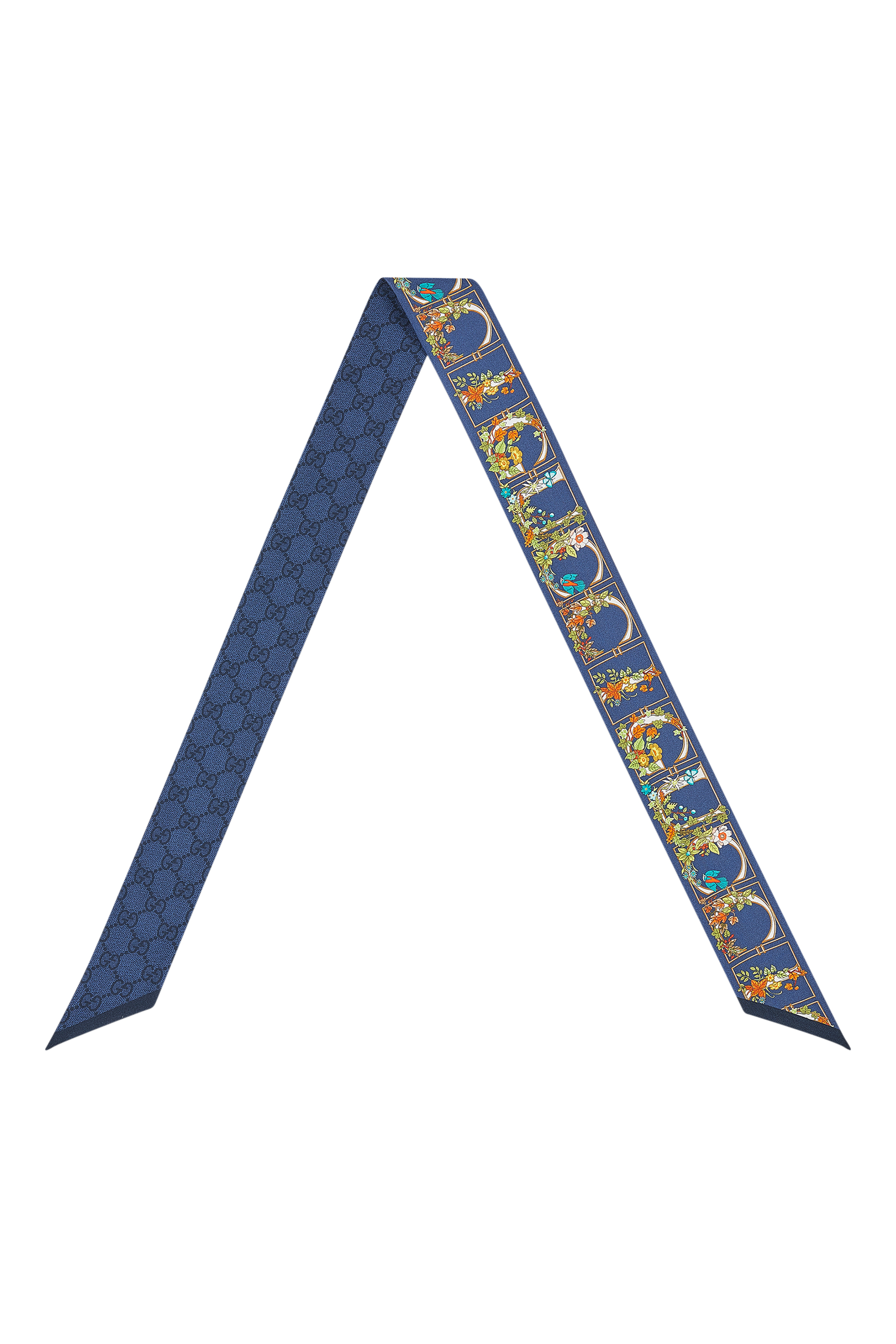 وشاح ريبون بطبعات حرير تويل