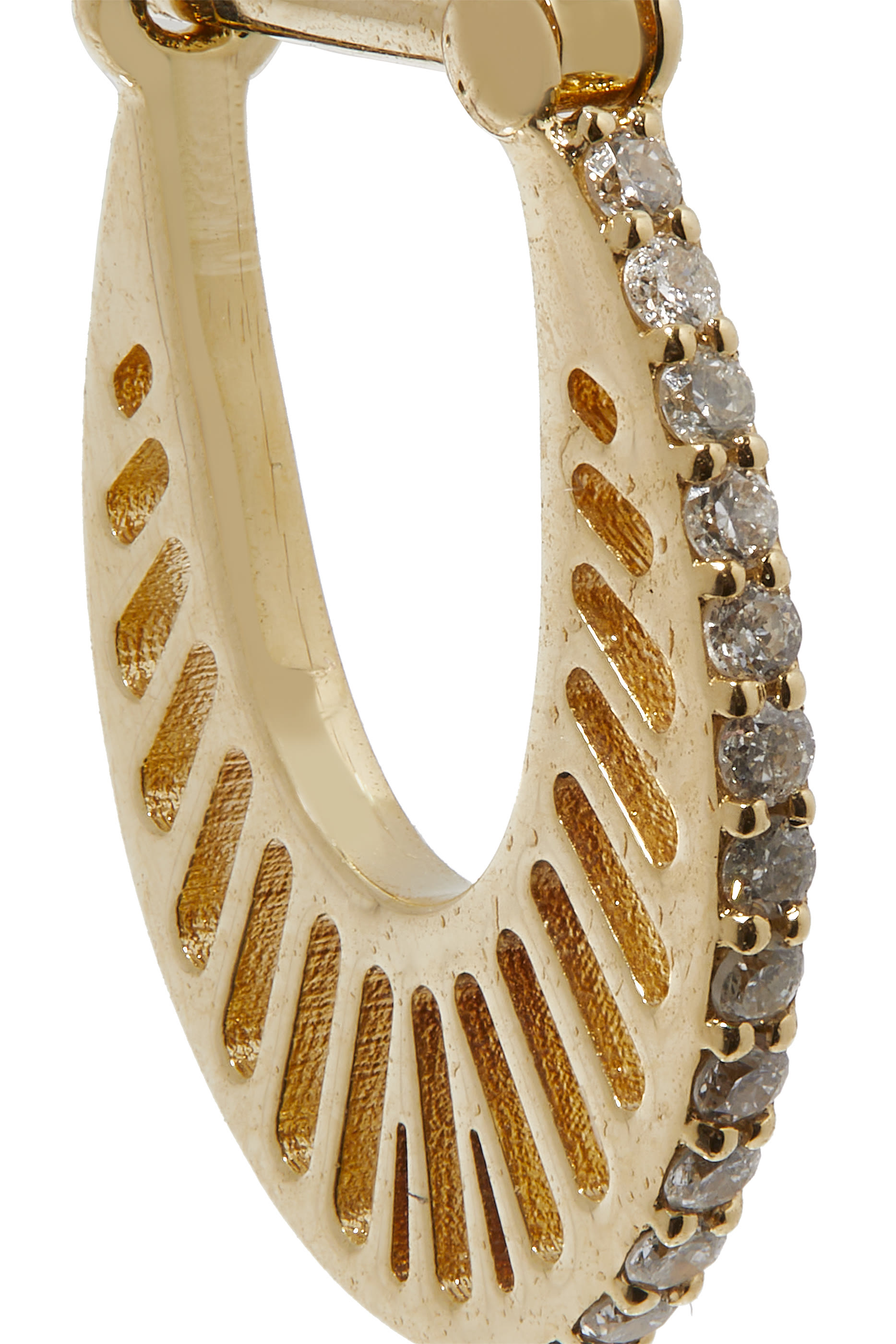 أقراط كوزميك رايز دائرية مسطحة