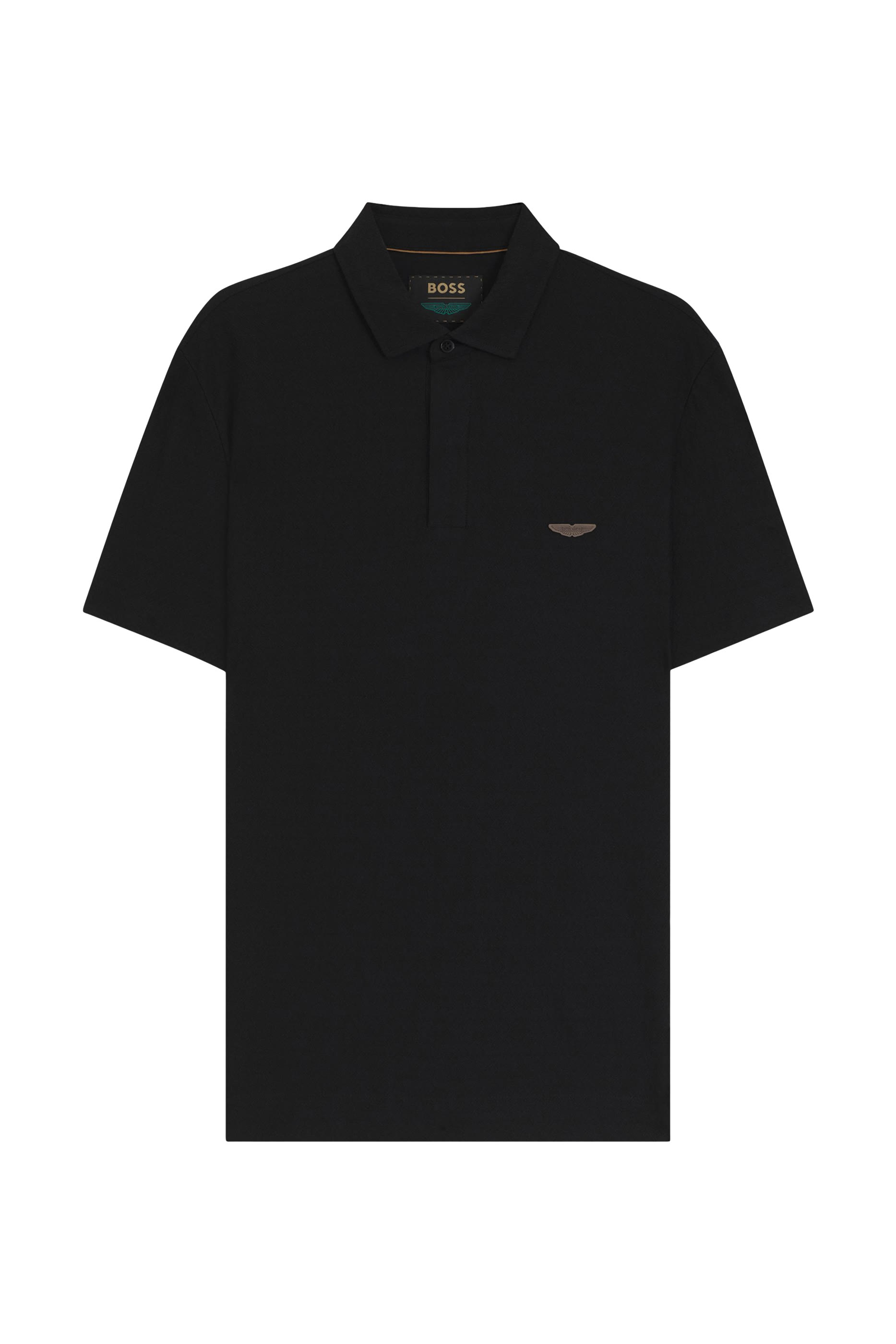 قميص بولو قطن وحرير x أستون مارتن