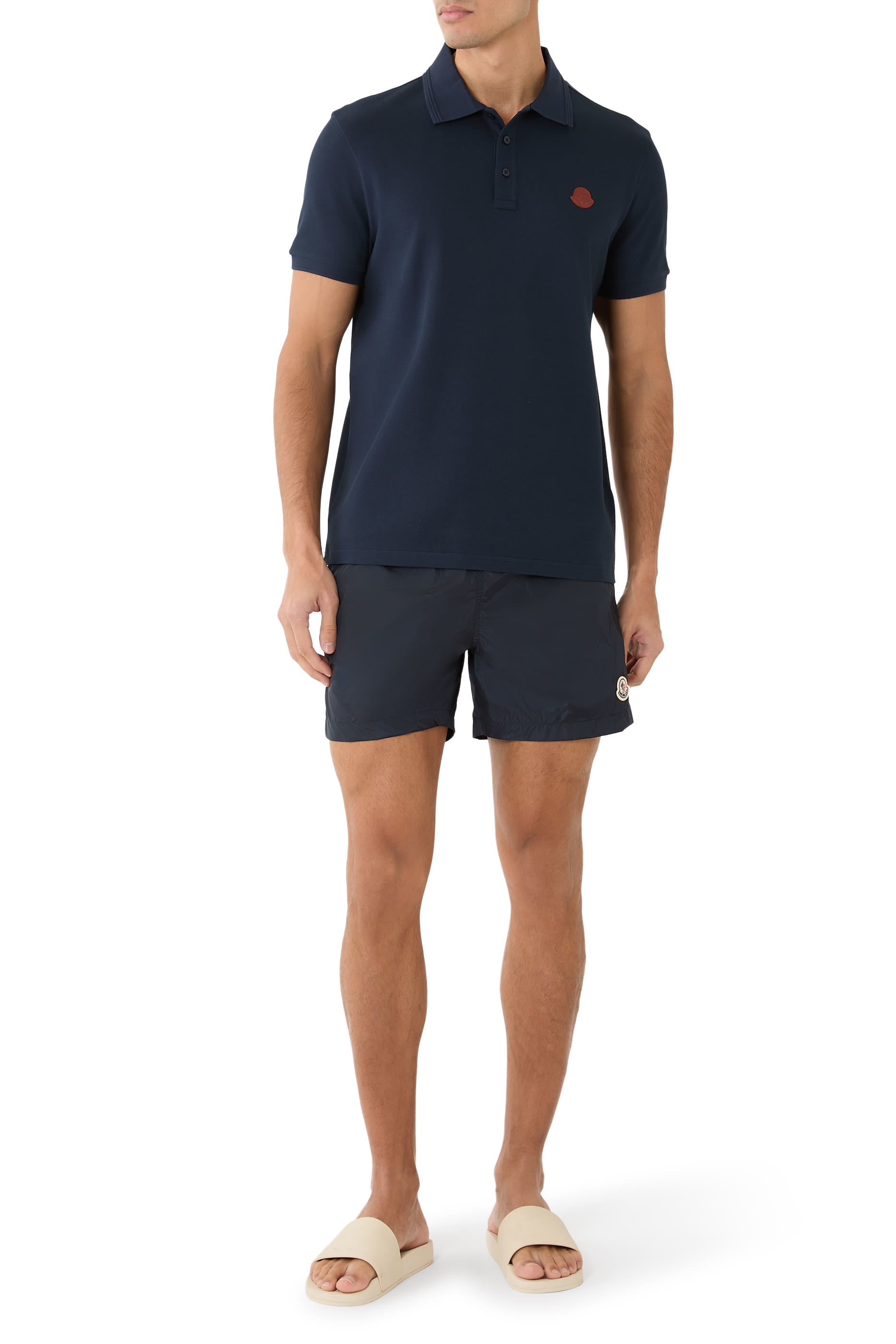 قميص بولو بشعار الماركمة قطن بيكيه