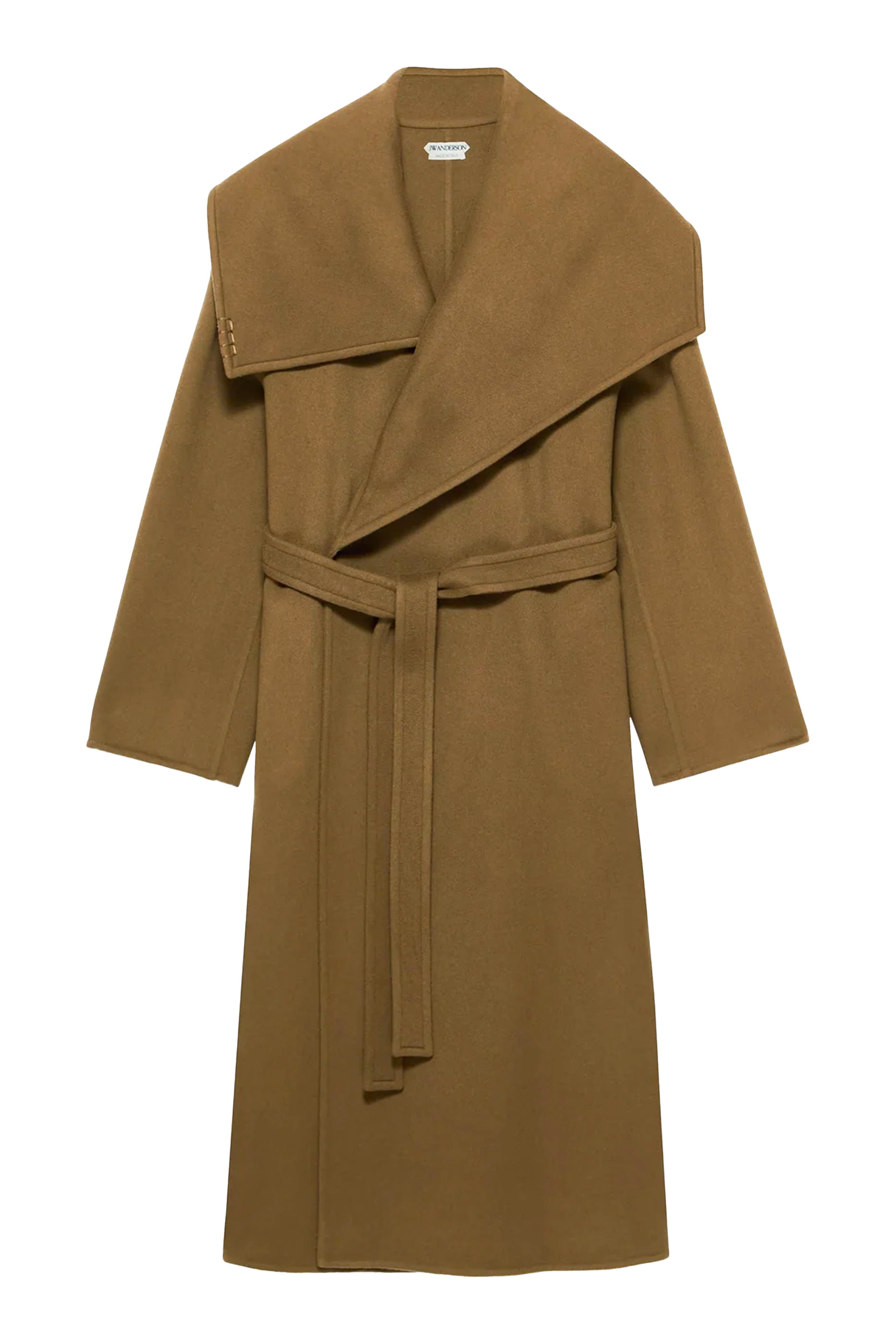 Longline Wrap Front Coat