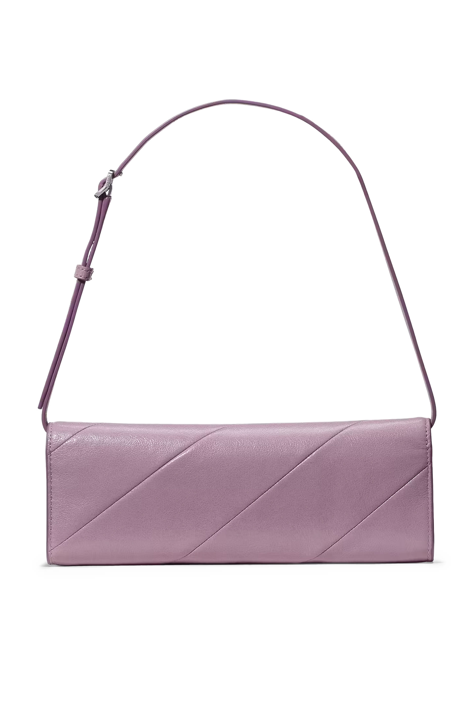 حقيبة كتف ديكو صغيرة جلد ناعم بارز الملمس