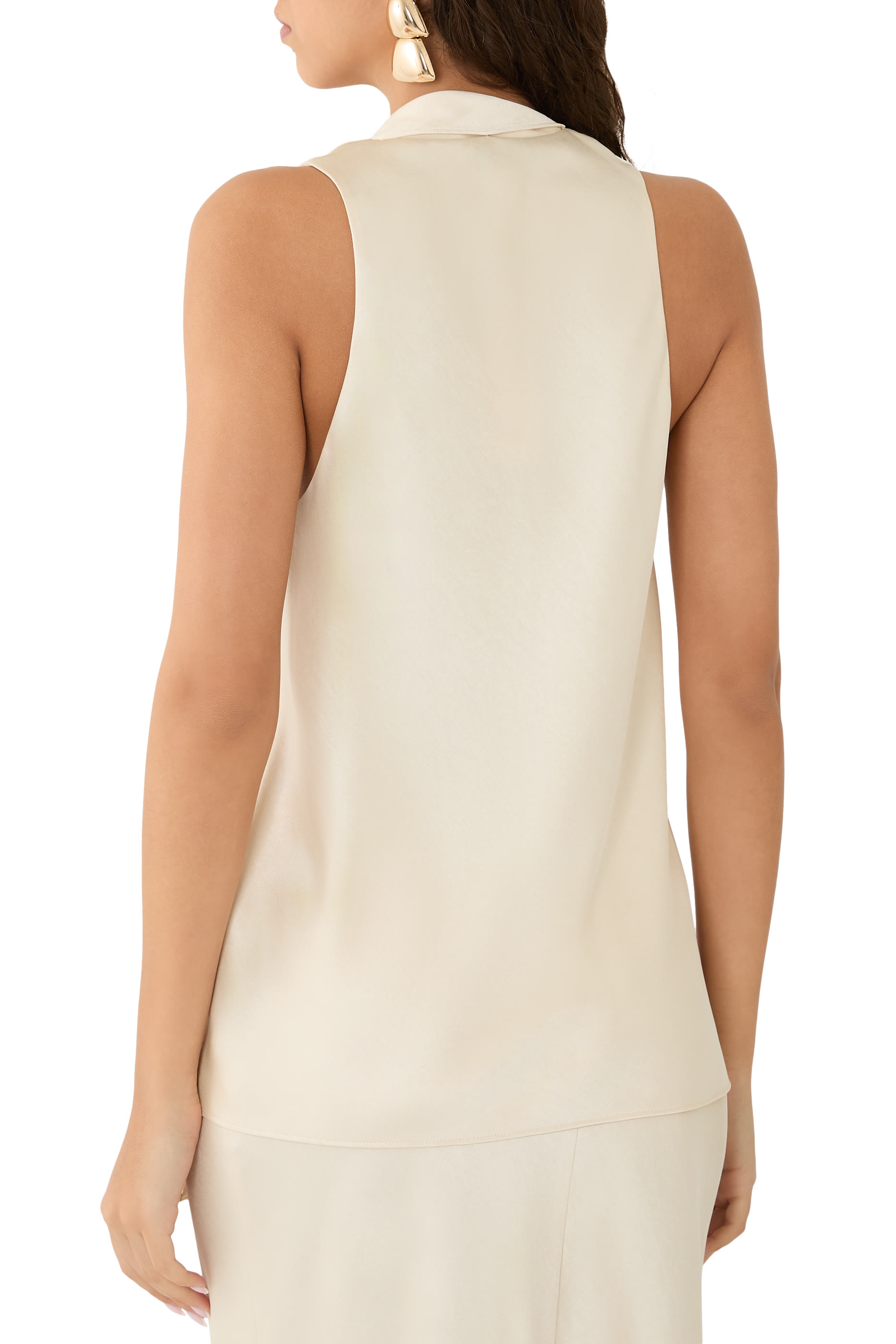 بلوزة بوشاح ستان