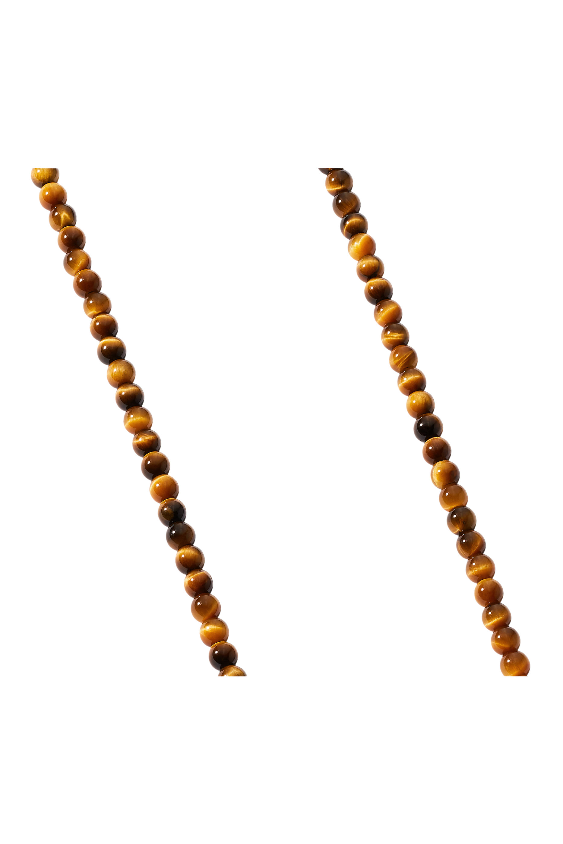 قلادة خرز بتصميم مسبحة، عين النمر وفضة إسترلينية