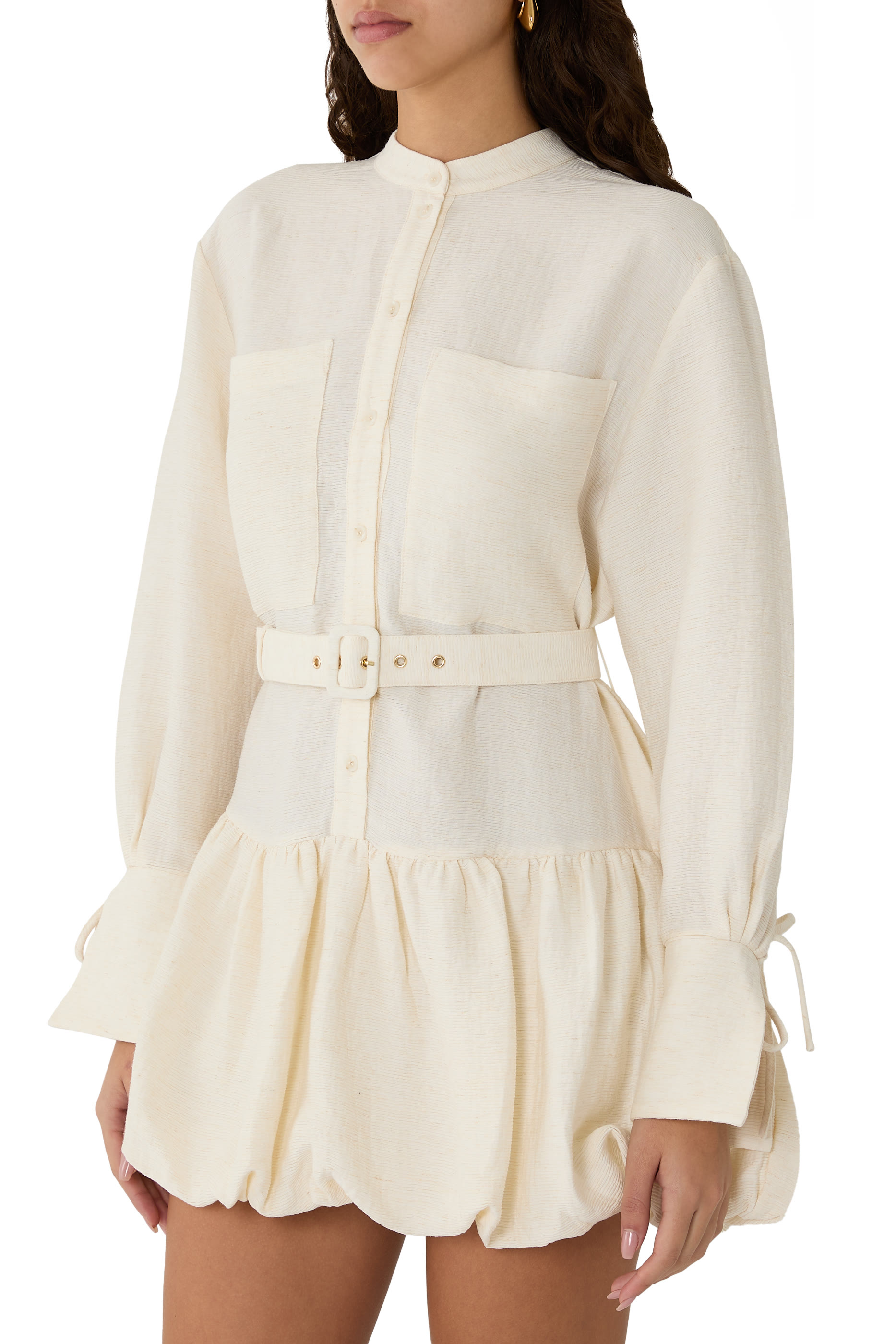  Jasper Bubble Shirt Mini Dress