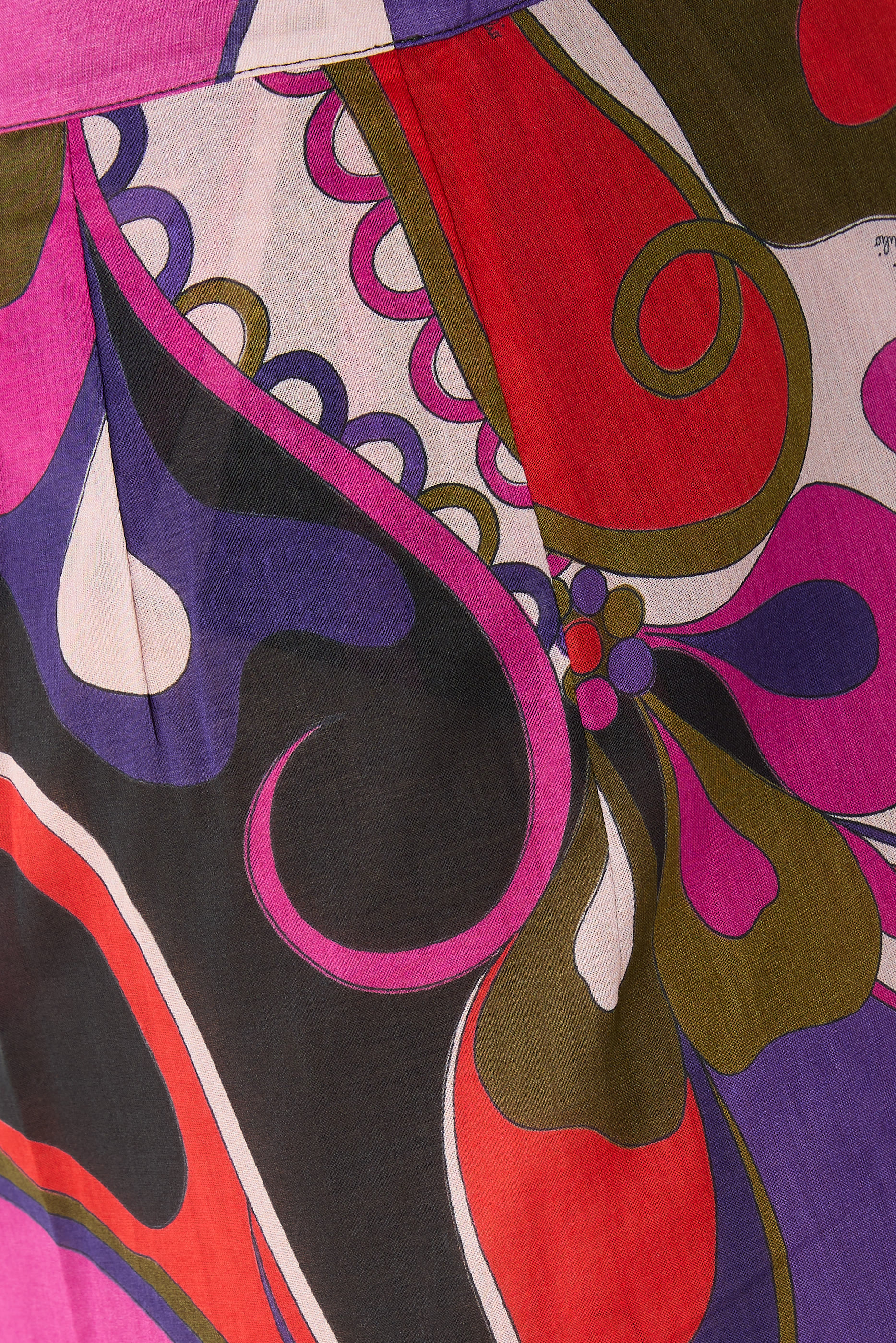 تنورة بنمط باريو بنقشة أوركيد