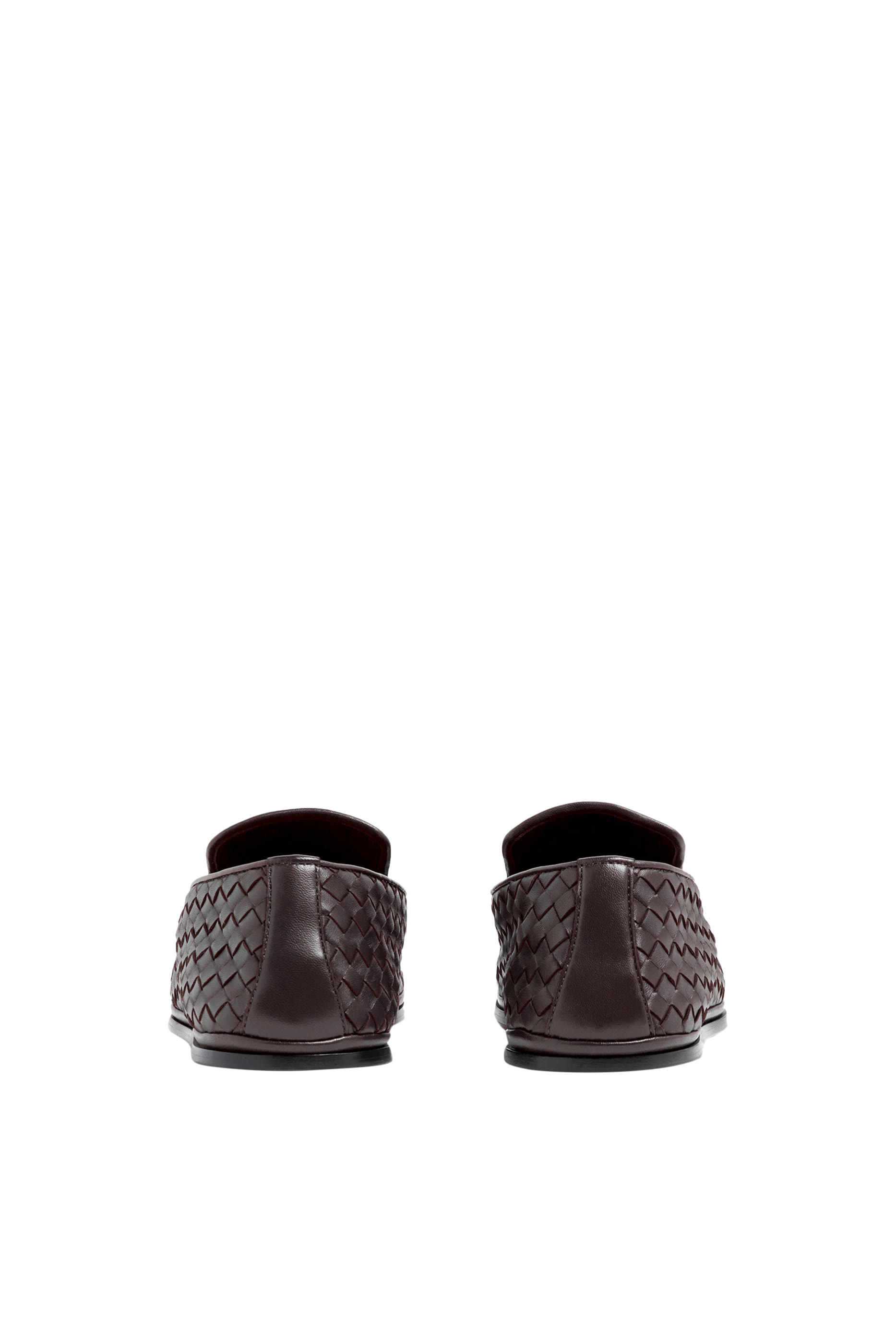 حذاء سهل الارتداء جلد مجدول