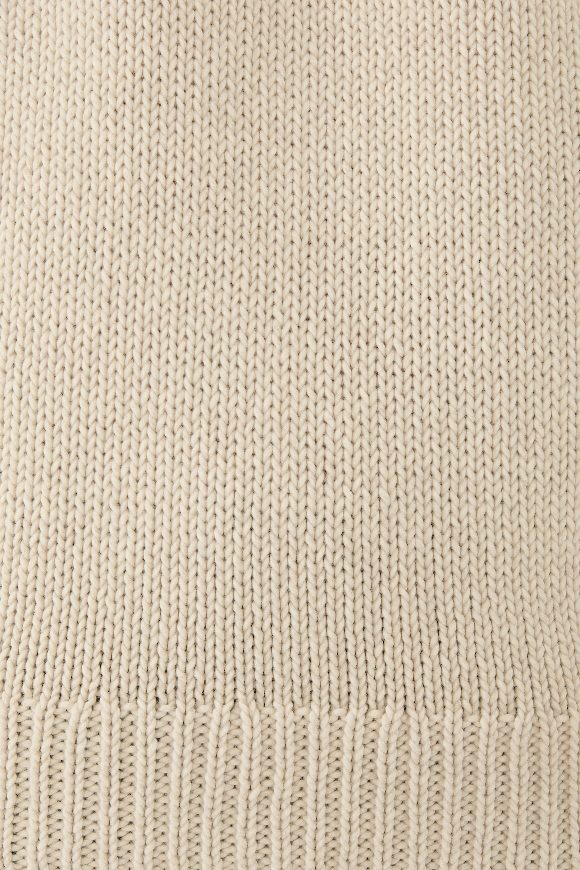 سترة منسوجة صوف وكشمير بحياكة سميكة