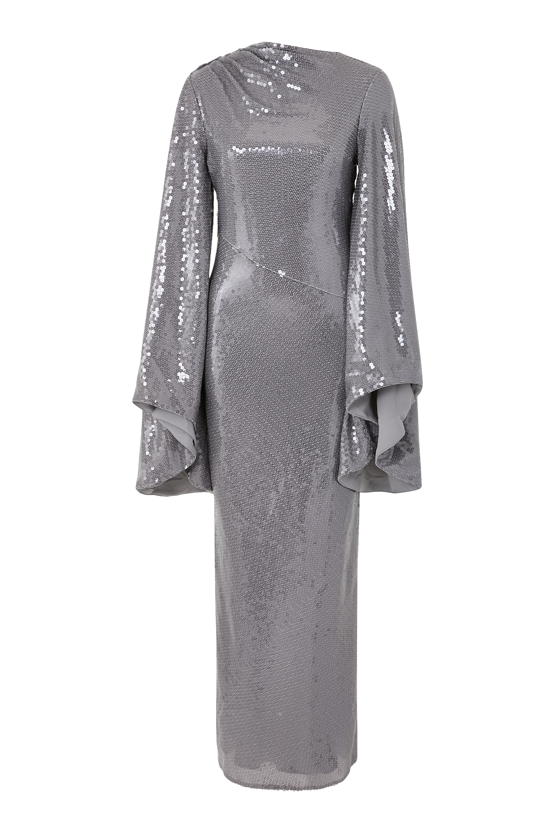 فستان أونداس طويل حرير ساتان