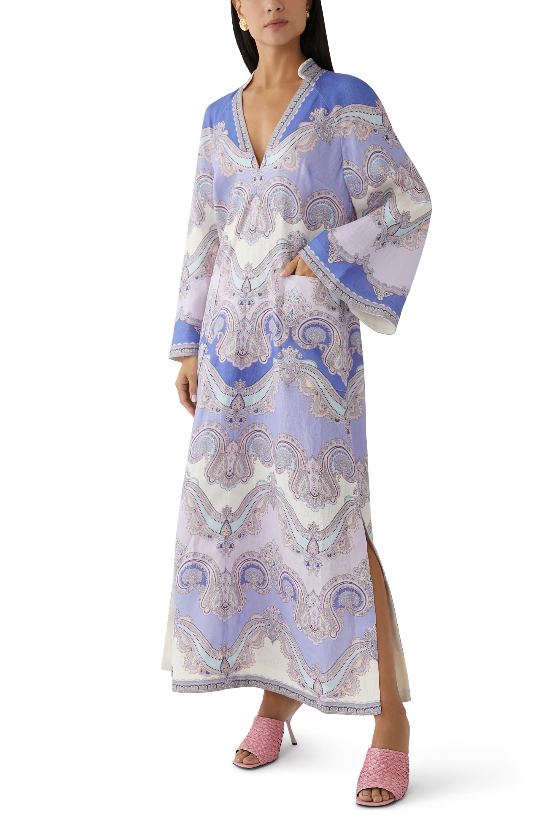 فستان ماكسين تونيك متوسط الطول