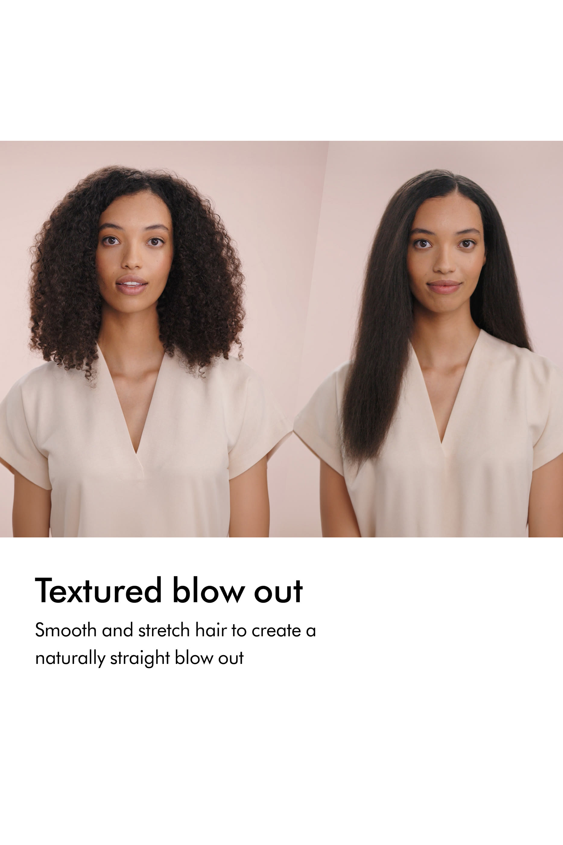 مكواة فرد شعر ايرستريت برونزي فراولي/وردي فاتح