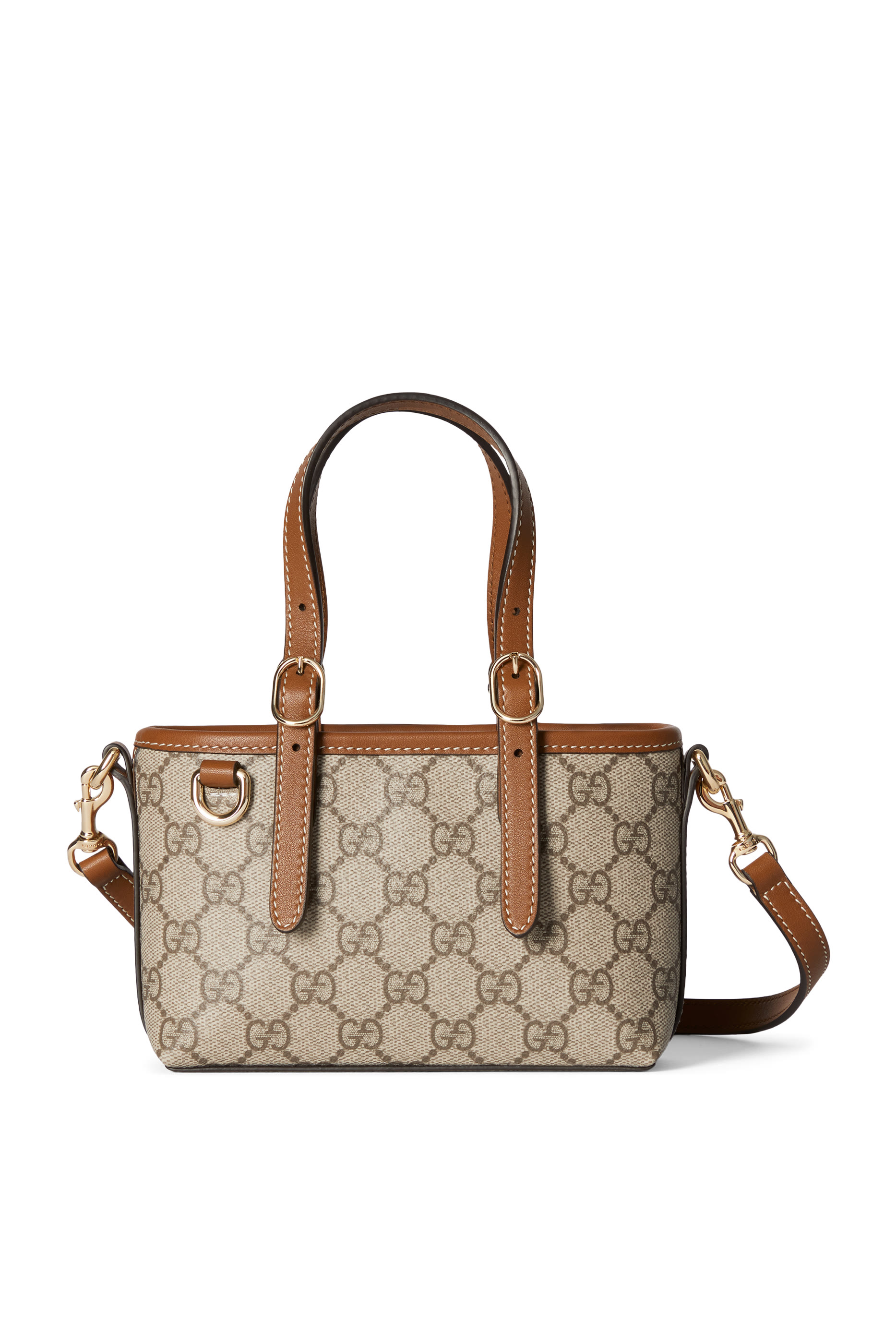 حقيبة صغيرة بنقشة حرفي شعار الماركة