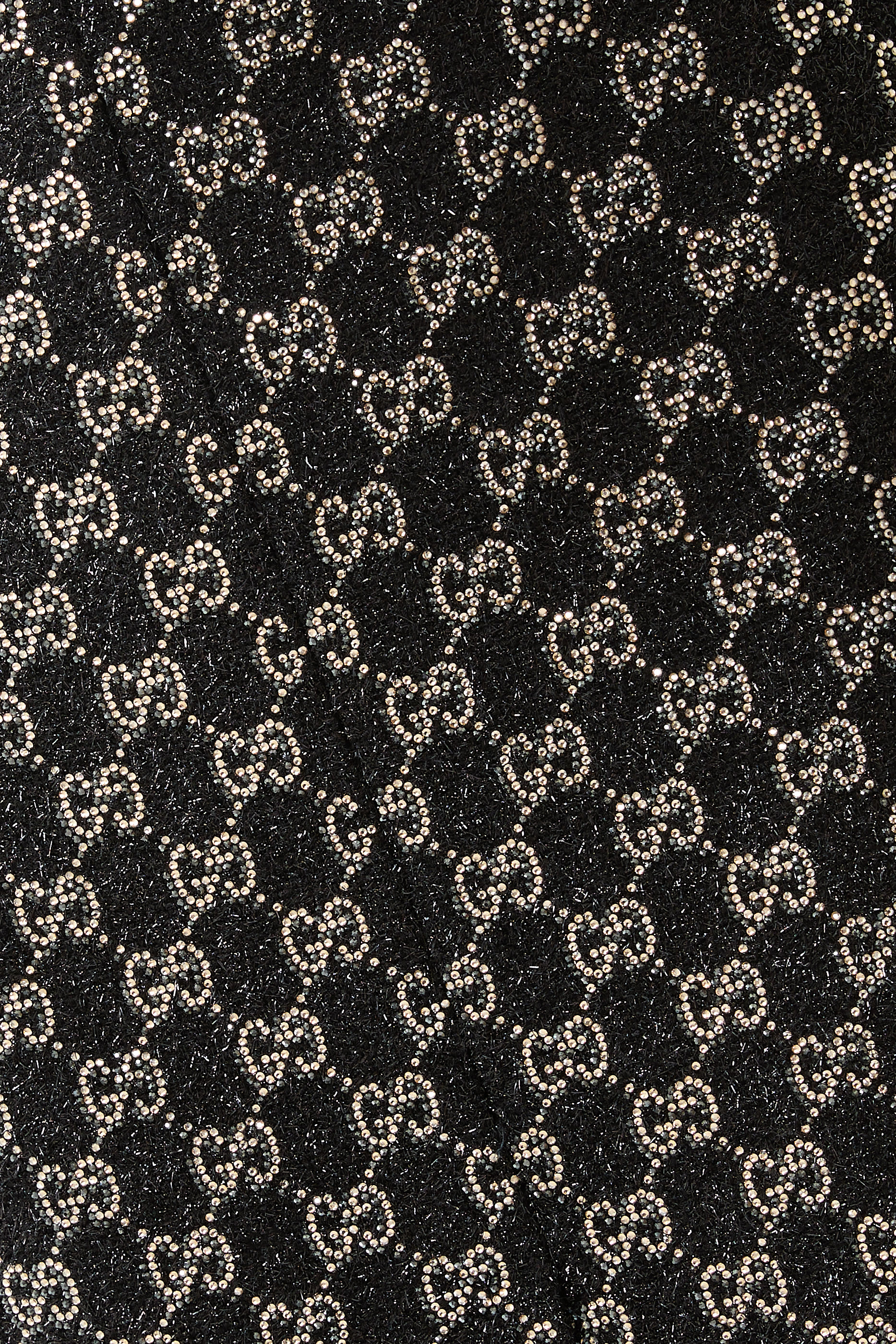 تنورة مطرزة تويد لاميه صوف