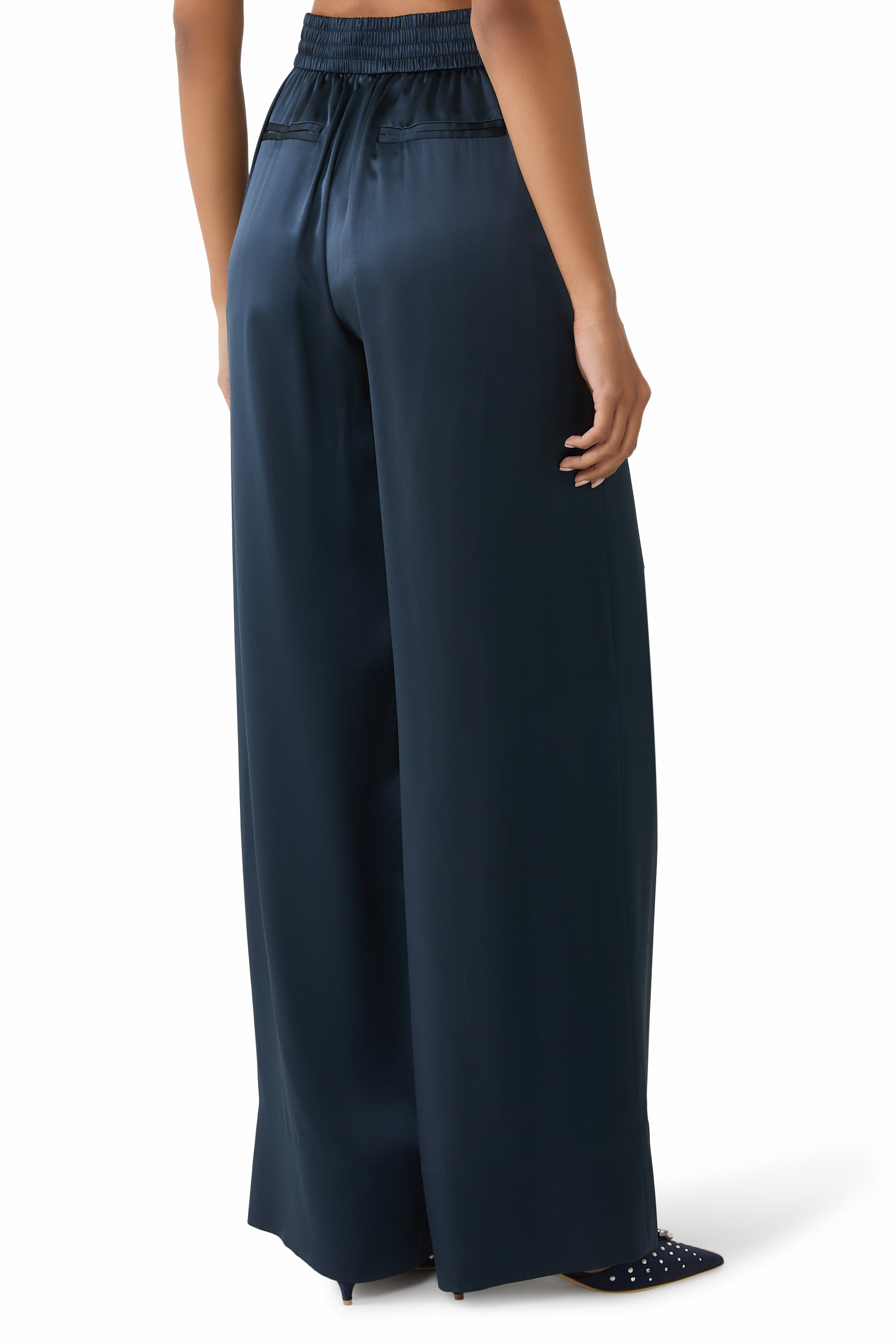 بنطال ديجون حرير ساتان