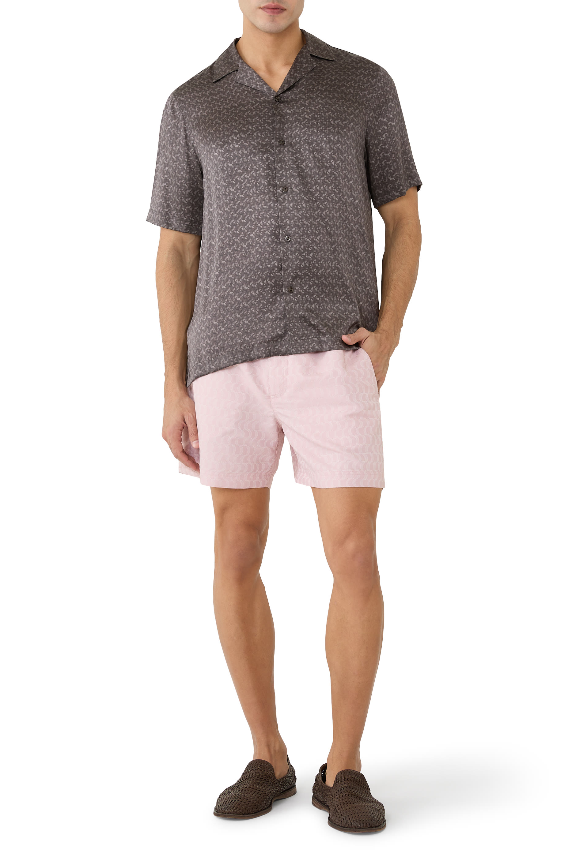 شورت سباحة موزاييك جاكار