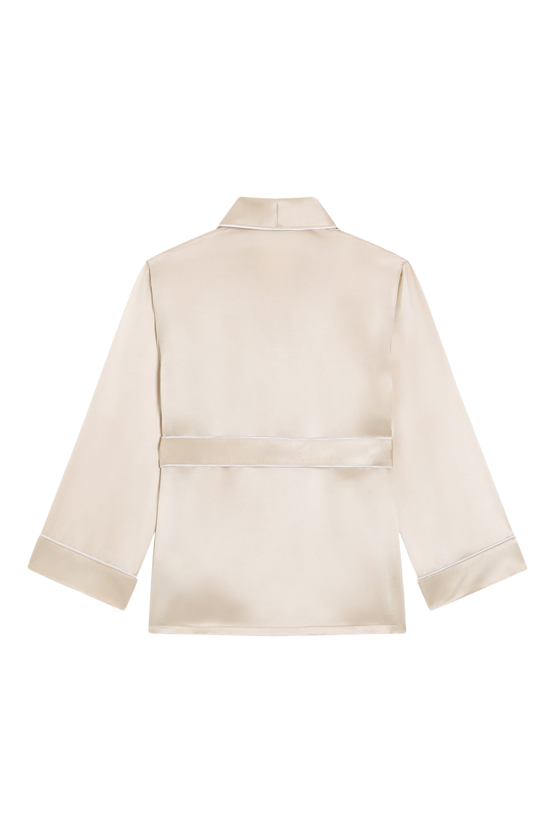 قميص فانيتي حرير ساتان للأطفال