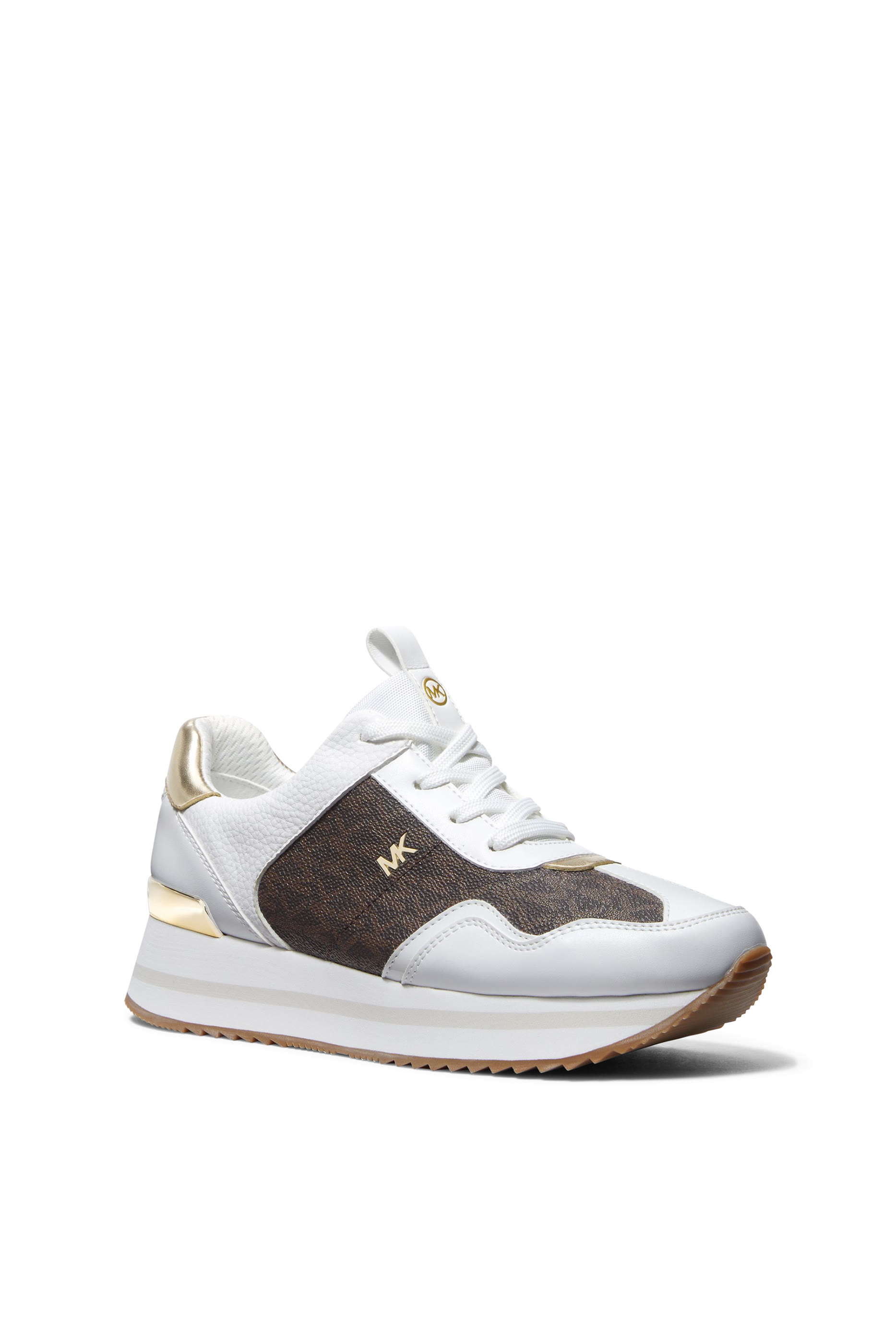 سنيكرز راينا بنعل سميك مزين بشعار الماركة