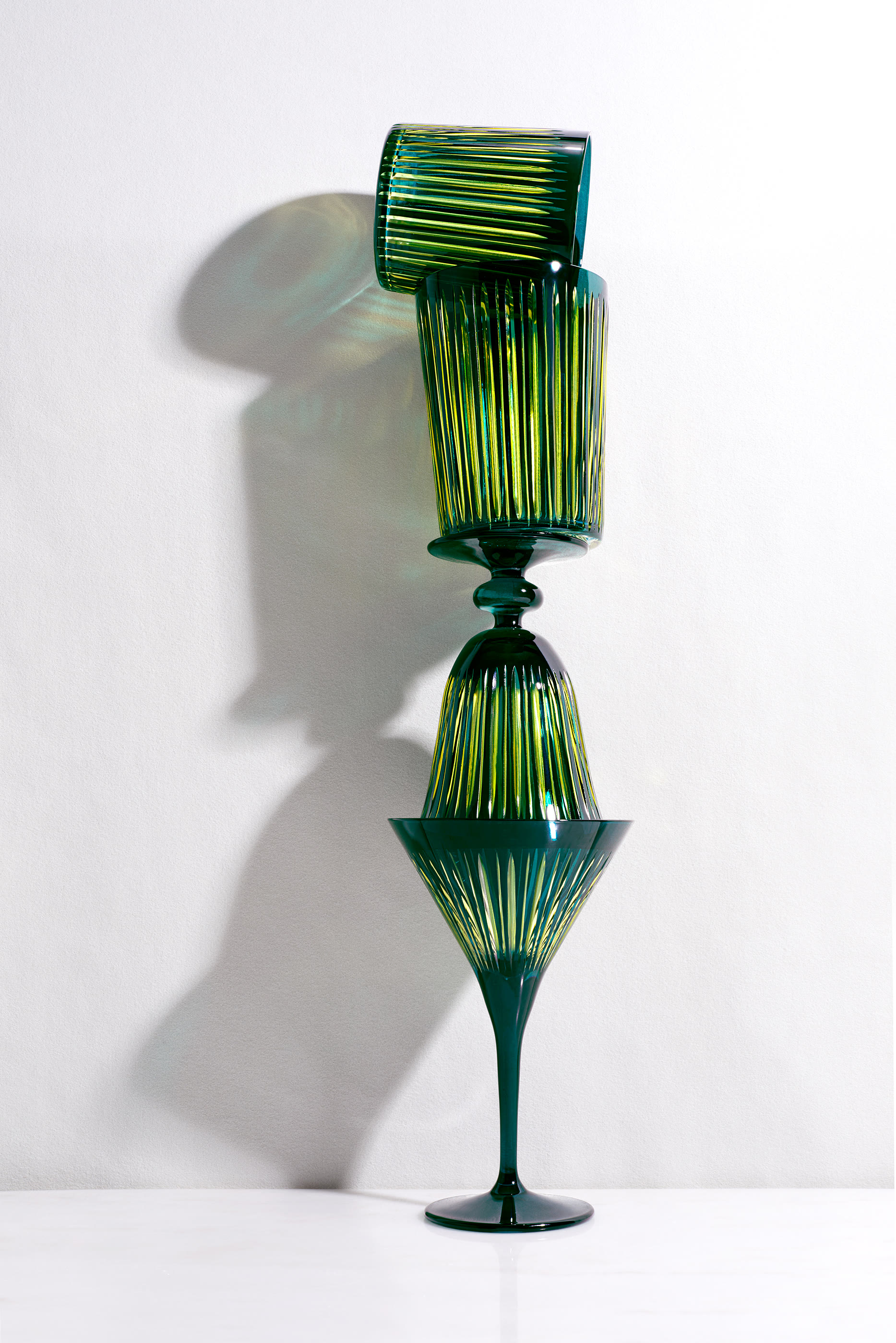 طقم كؤوس بريزم هاي بول، 4 قطع