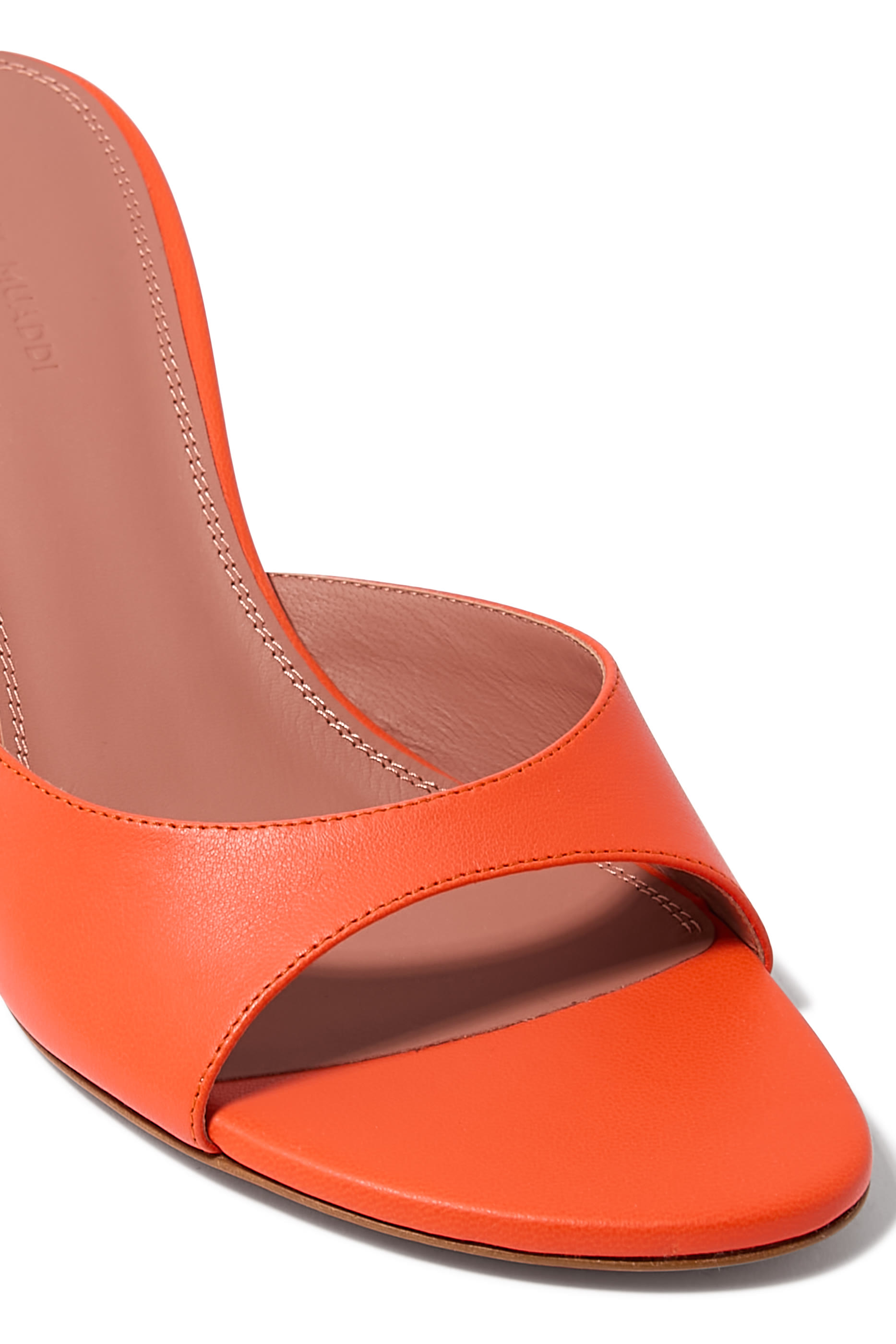 حذاء جين 60 مفتوح من الخلف جلد