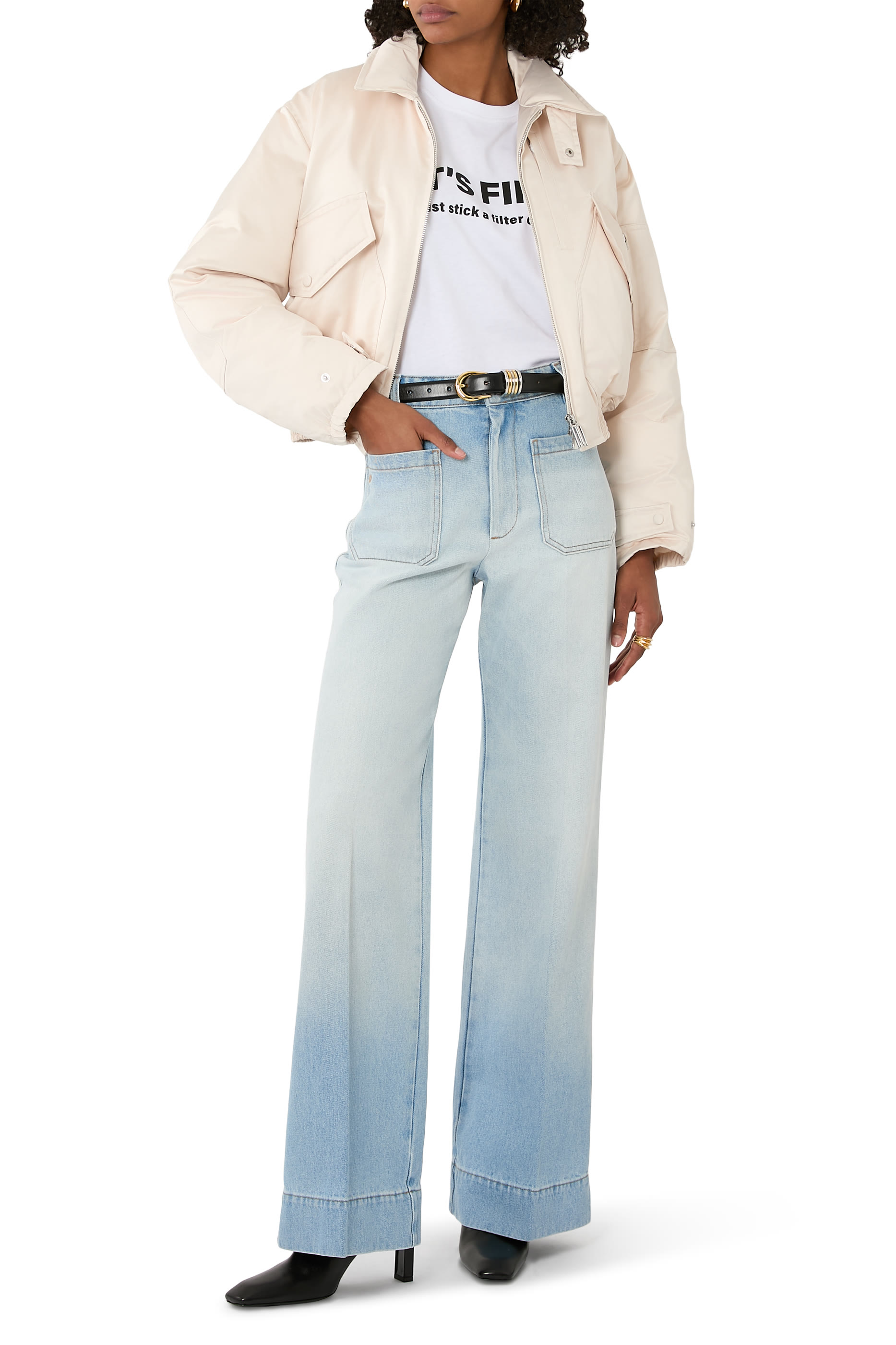  Padded Bomber Jacket