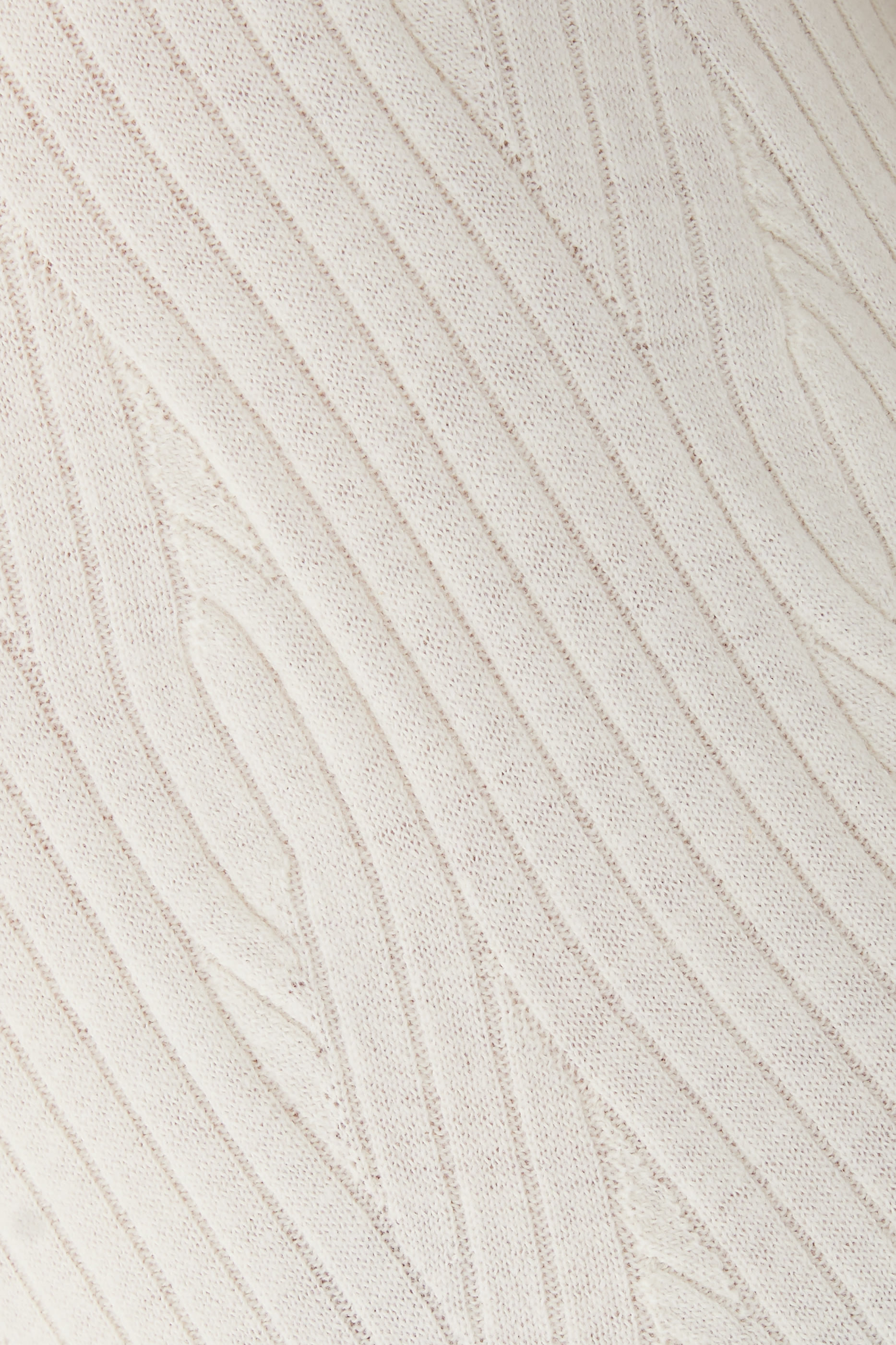 كنزة بأكمام طويلة كشمير وصوف