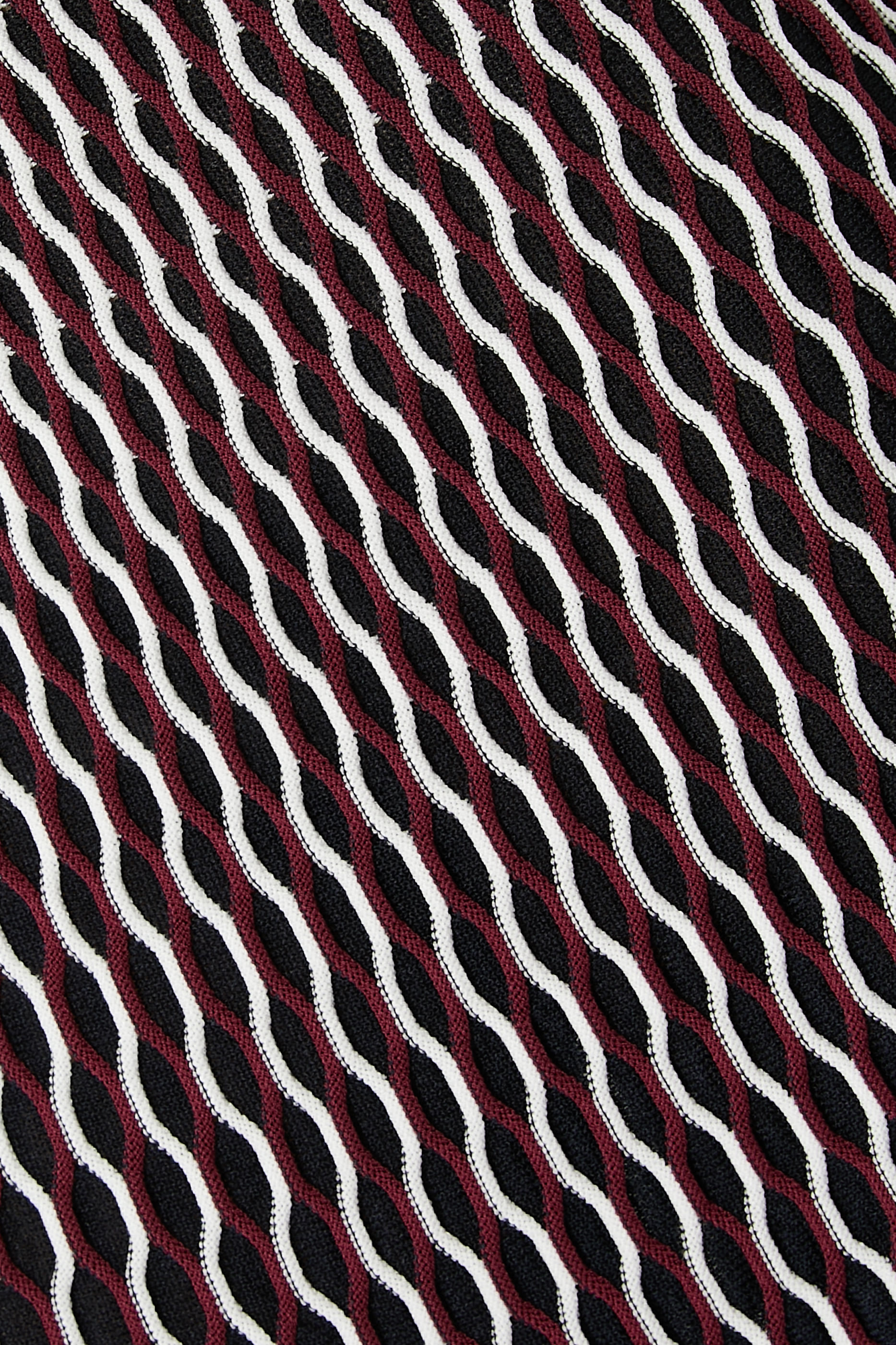 تنورة أليزيا منسوجة متوسطة الطول