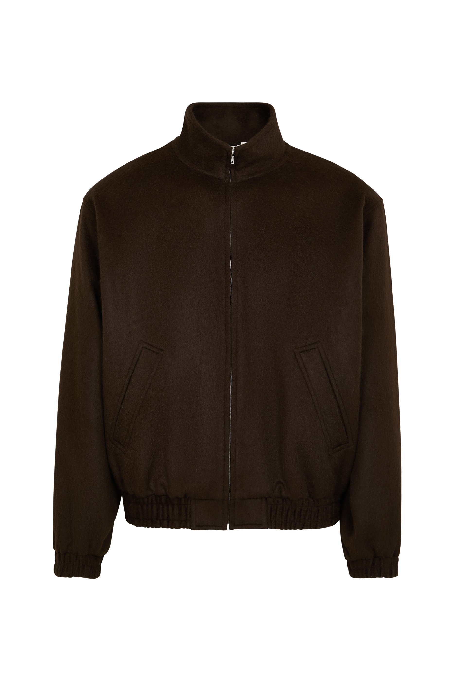 Baby Camel Flannel Zip Blouson 