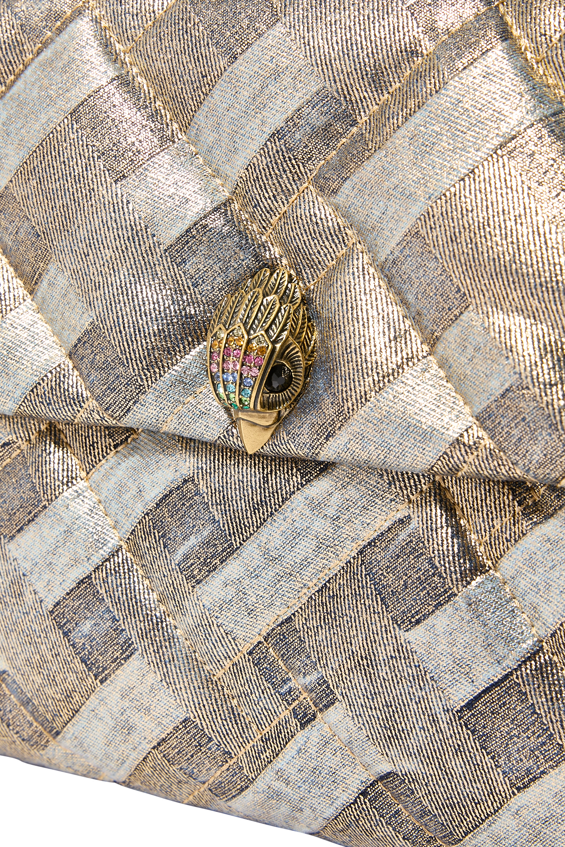 حقيبة كتف كينسينغتون كبيرة دنيم ناعم