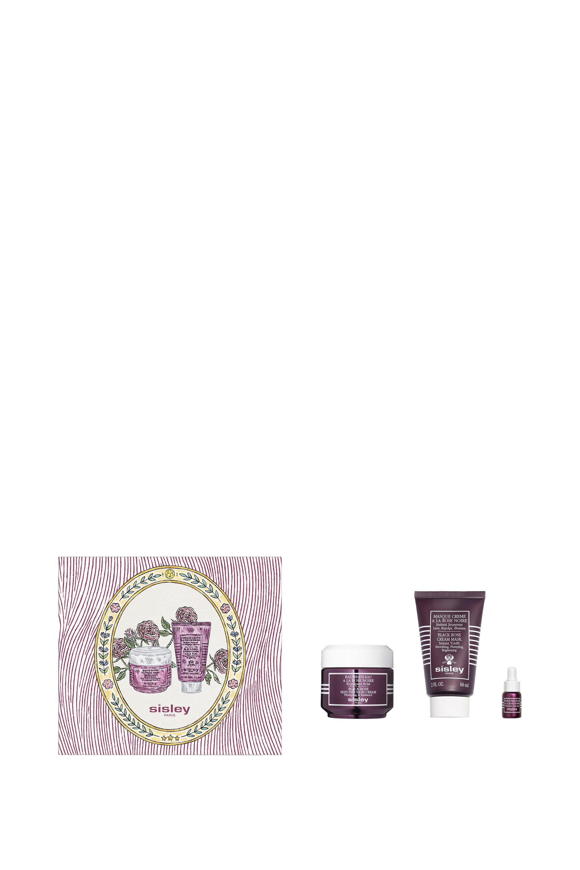 مجموعة ثنائية سبلايم بالورد الأسود لبشرة ممتلئة