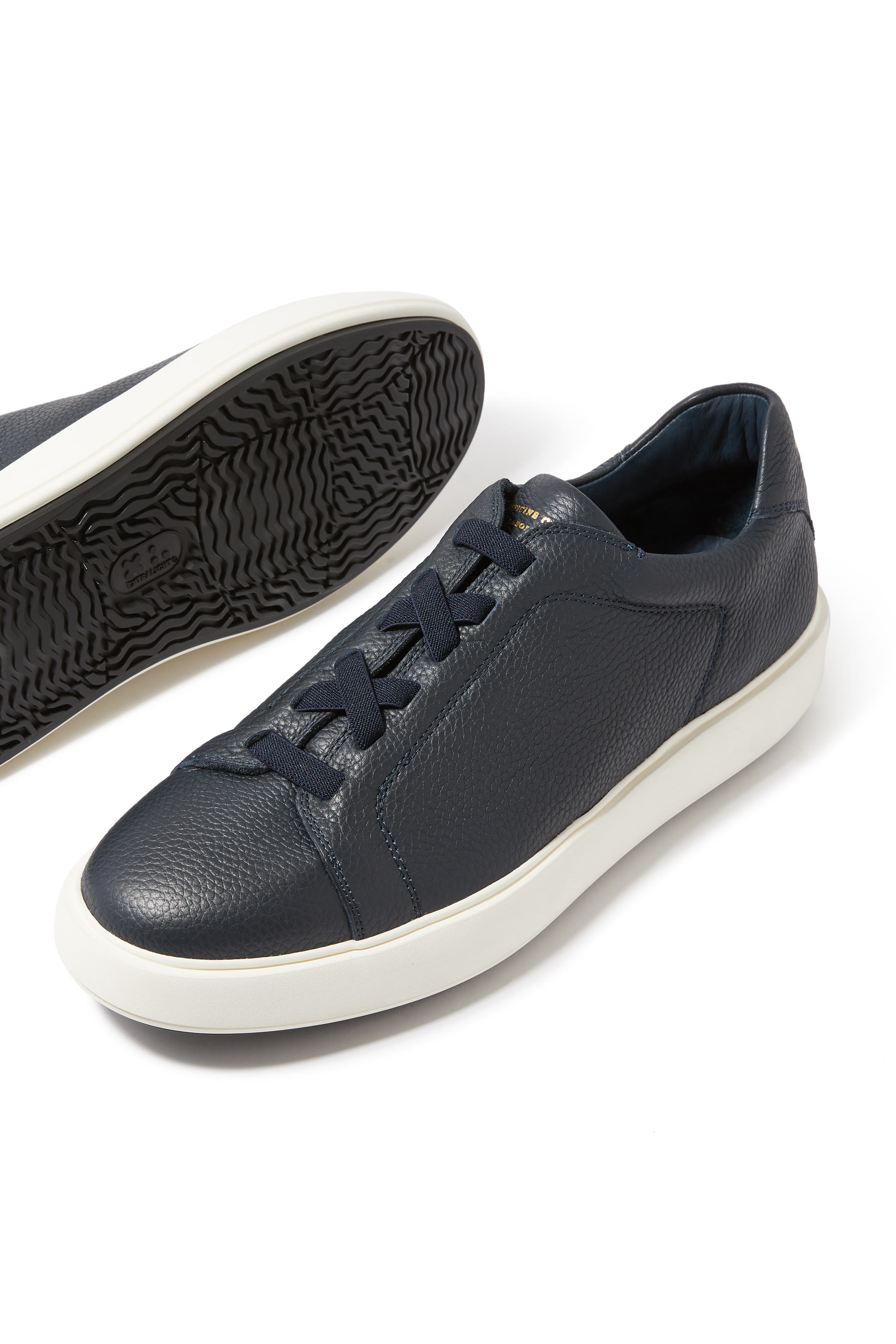 سنيكرز سلاوش 001 بكاحل منخفض جلد