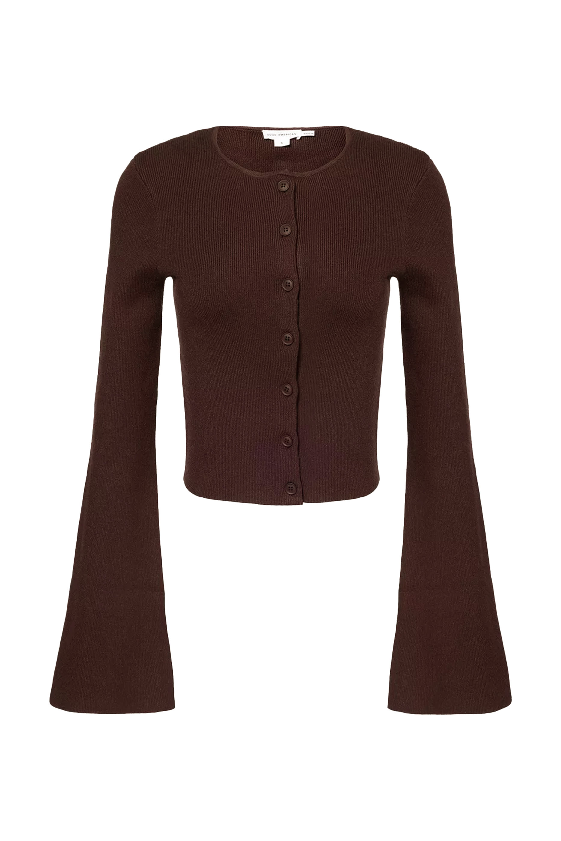 كارديجان منسوج بأكمام جرس