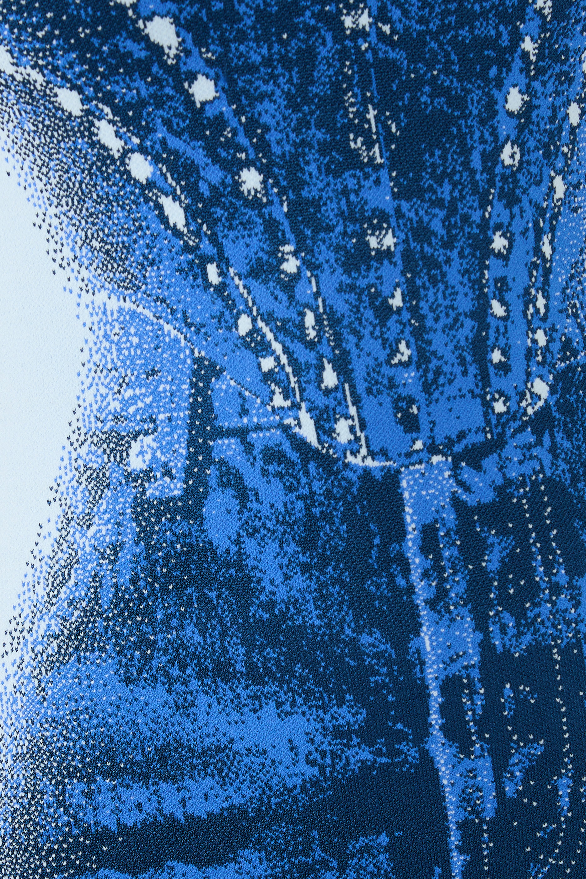 فستان هازيل قصير بنقشة دينم