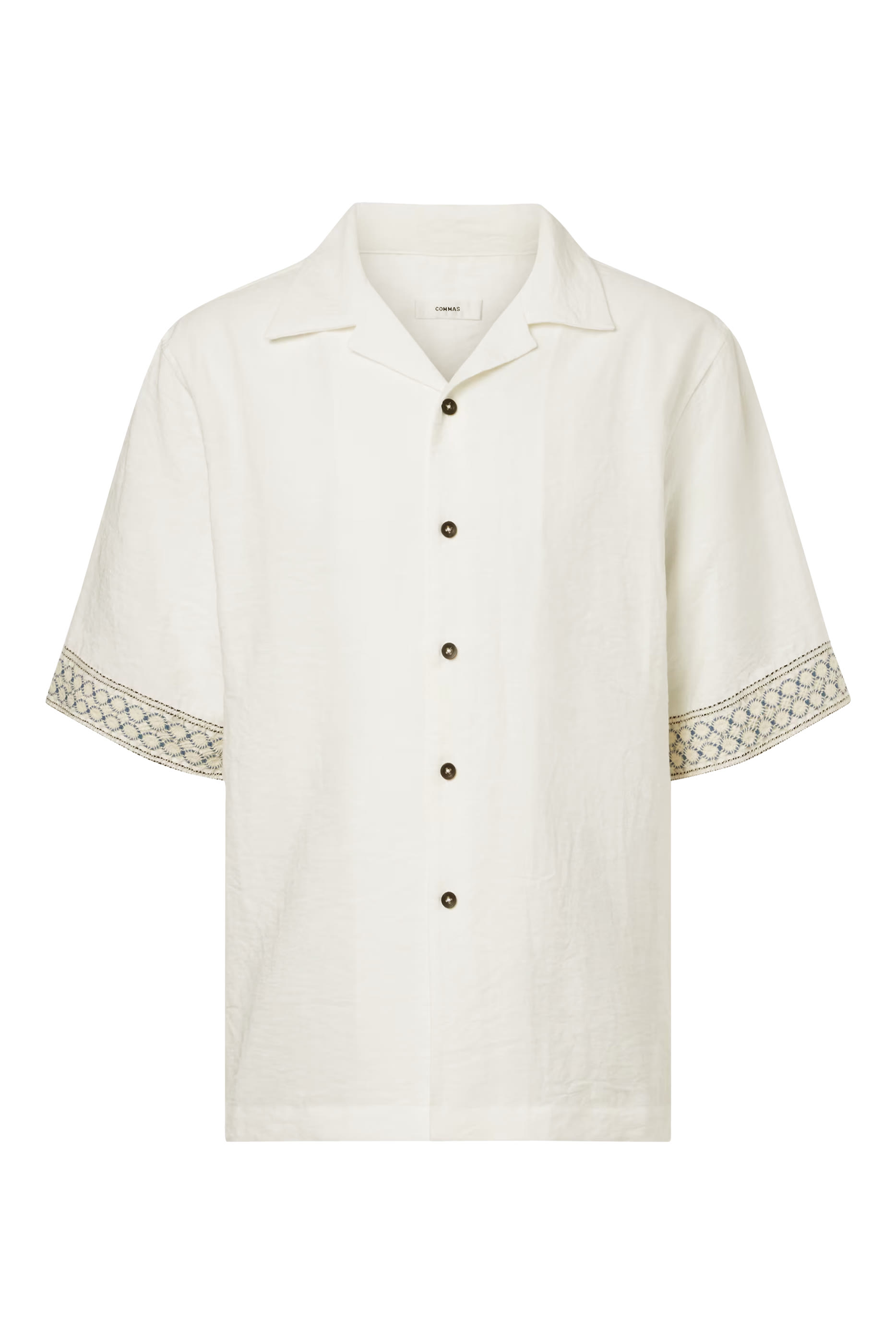 قميص بولينج بحافة كروشيه