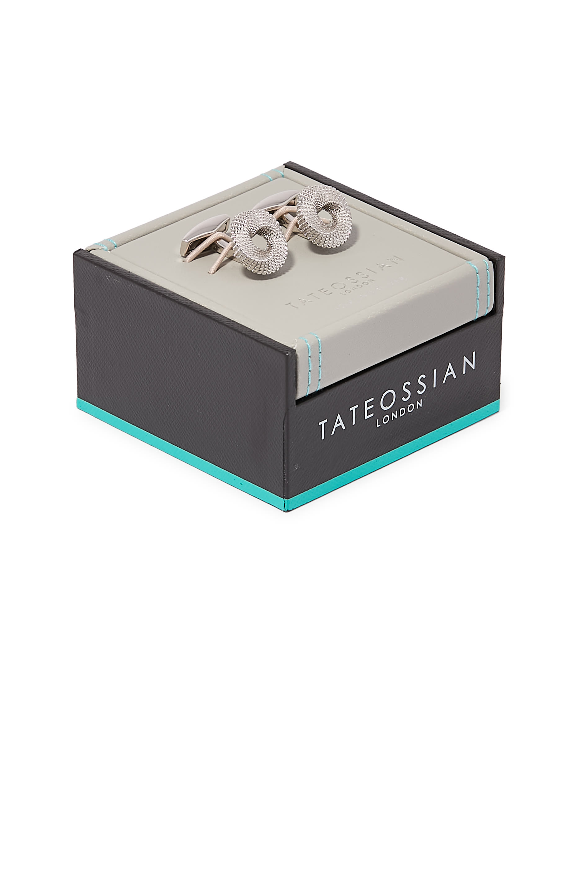 أساور أكمام موبيوس بتصميم عقدة، فضة استرلينية