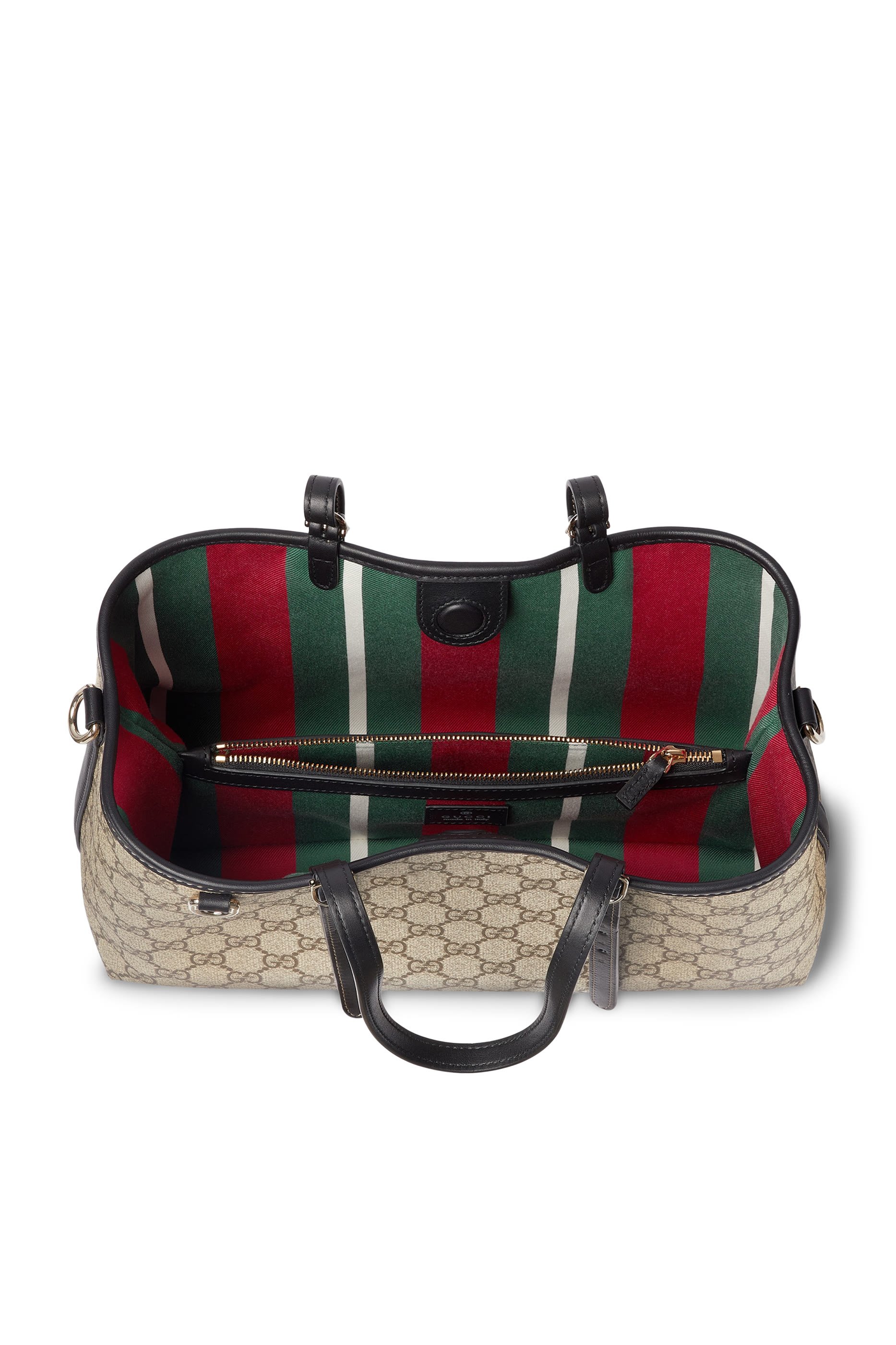 حقيبة يد صغيرة بنقشة حرفي شعار الماركة