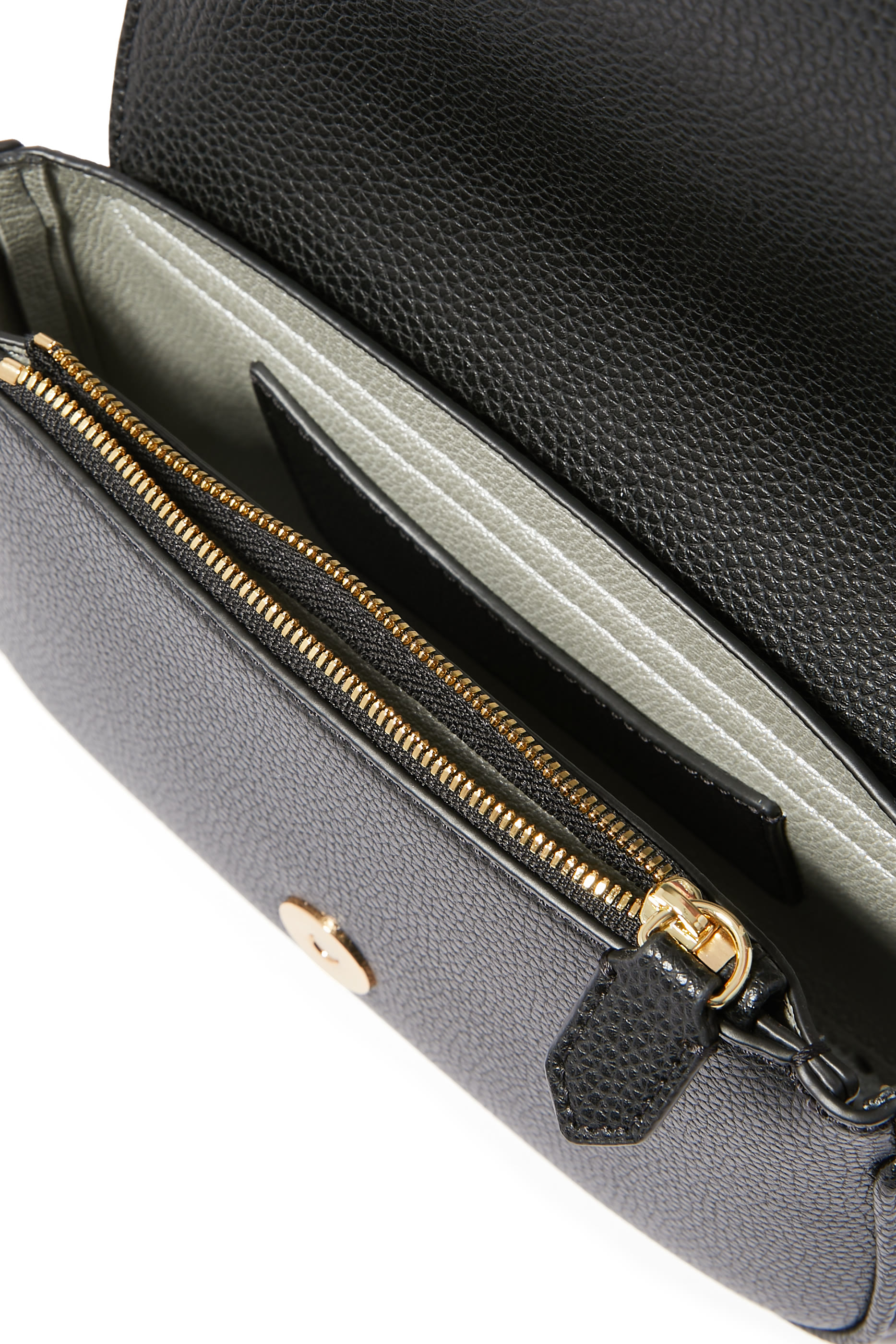 حقيبة كتف صغيرة بطبعة جلد غزال جلد صناعي