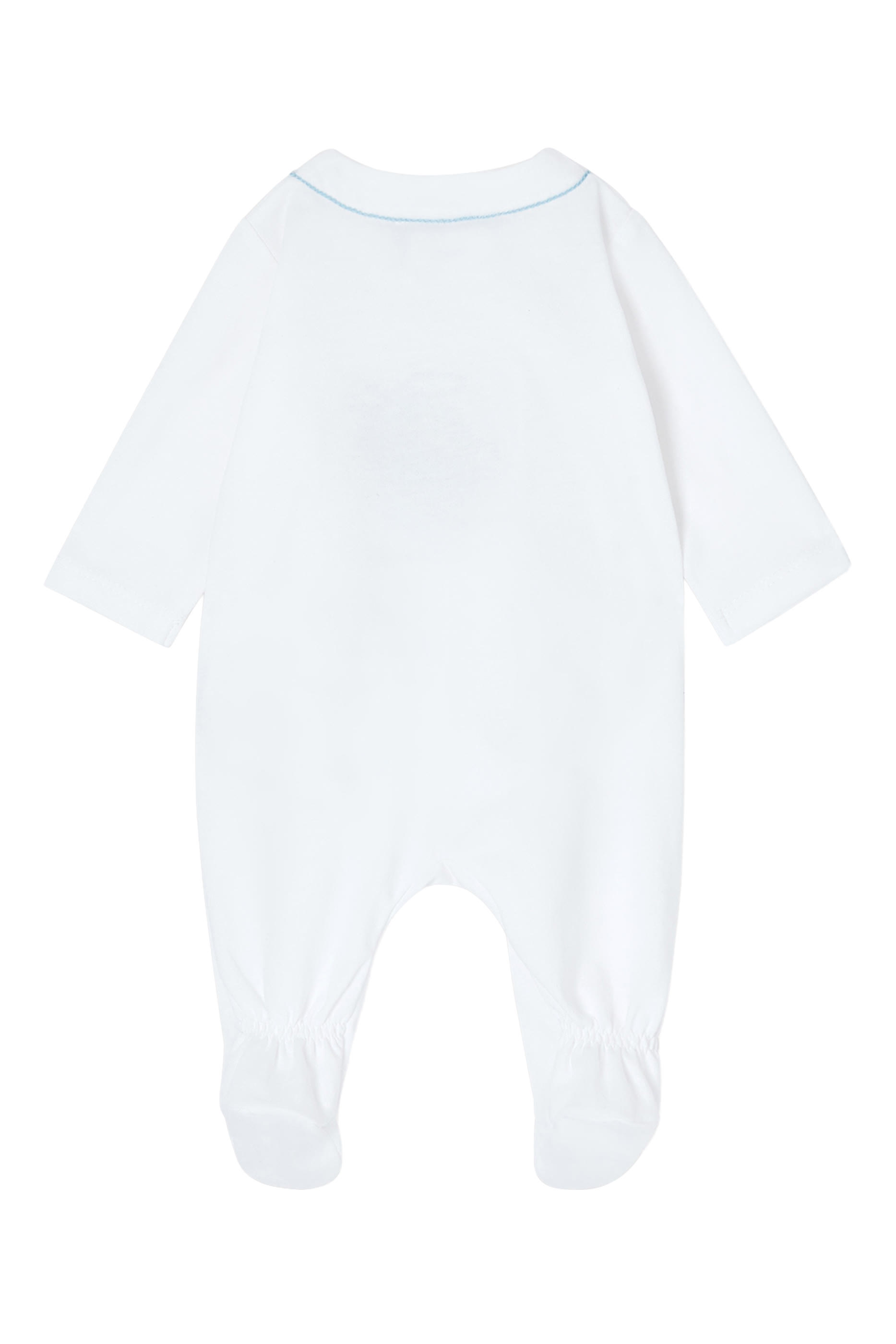 أفرول بتطريز بسلحفاة بحرية جيرسيه للأطفال