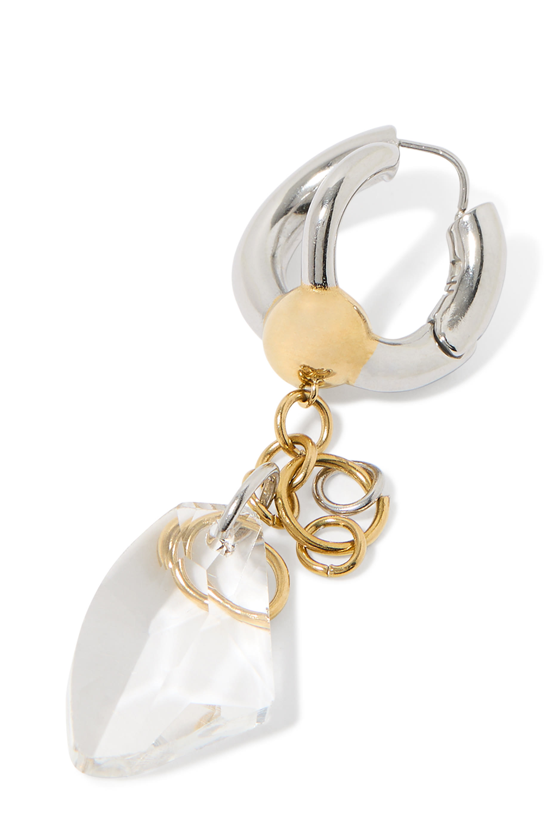 أقراط ديون متدلية بتصميم ثريا بلونين مرصعة بكريستال