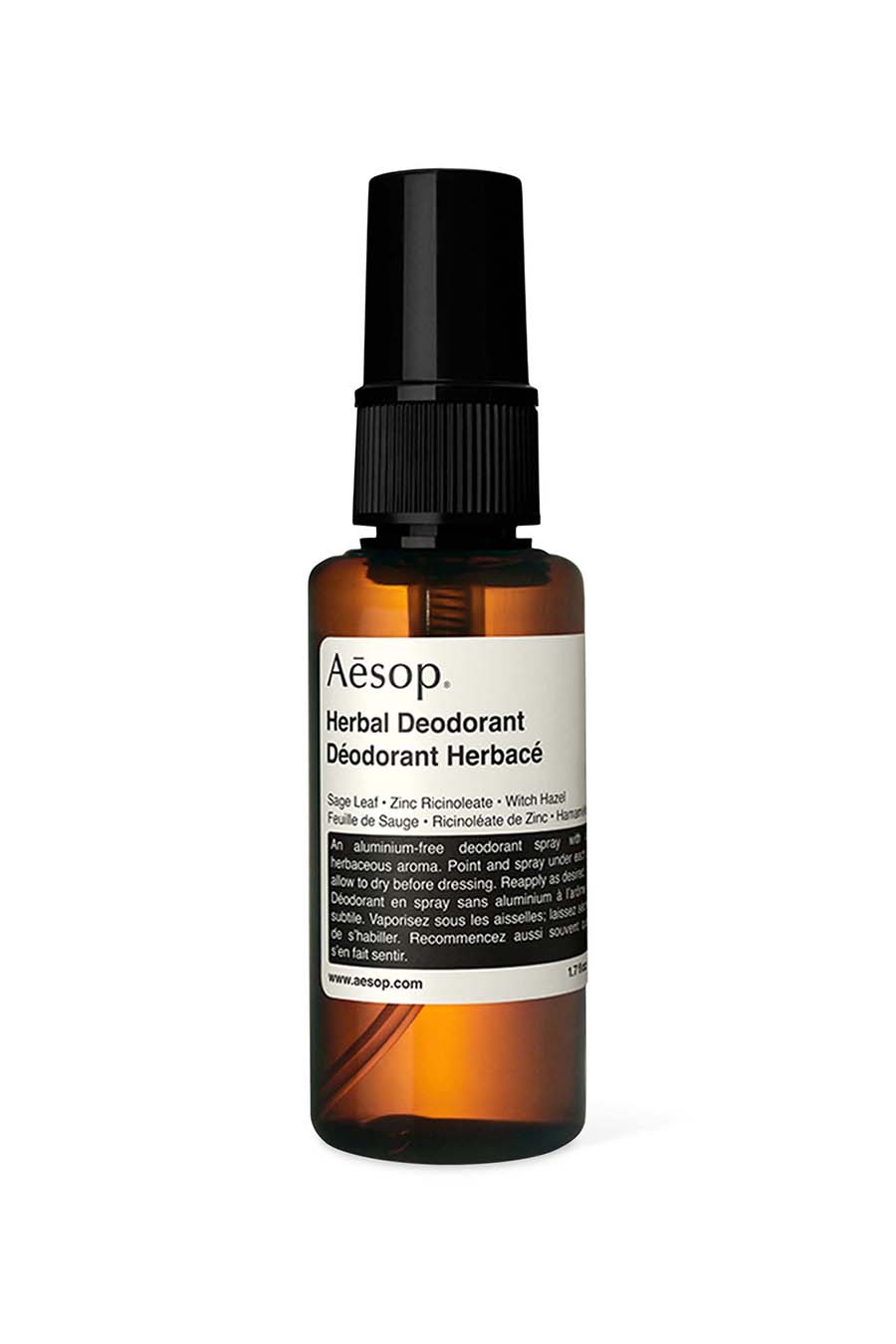 مزيل لرائحة العرق بالأعشاب