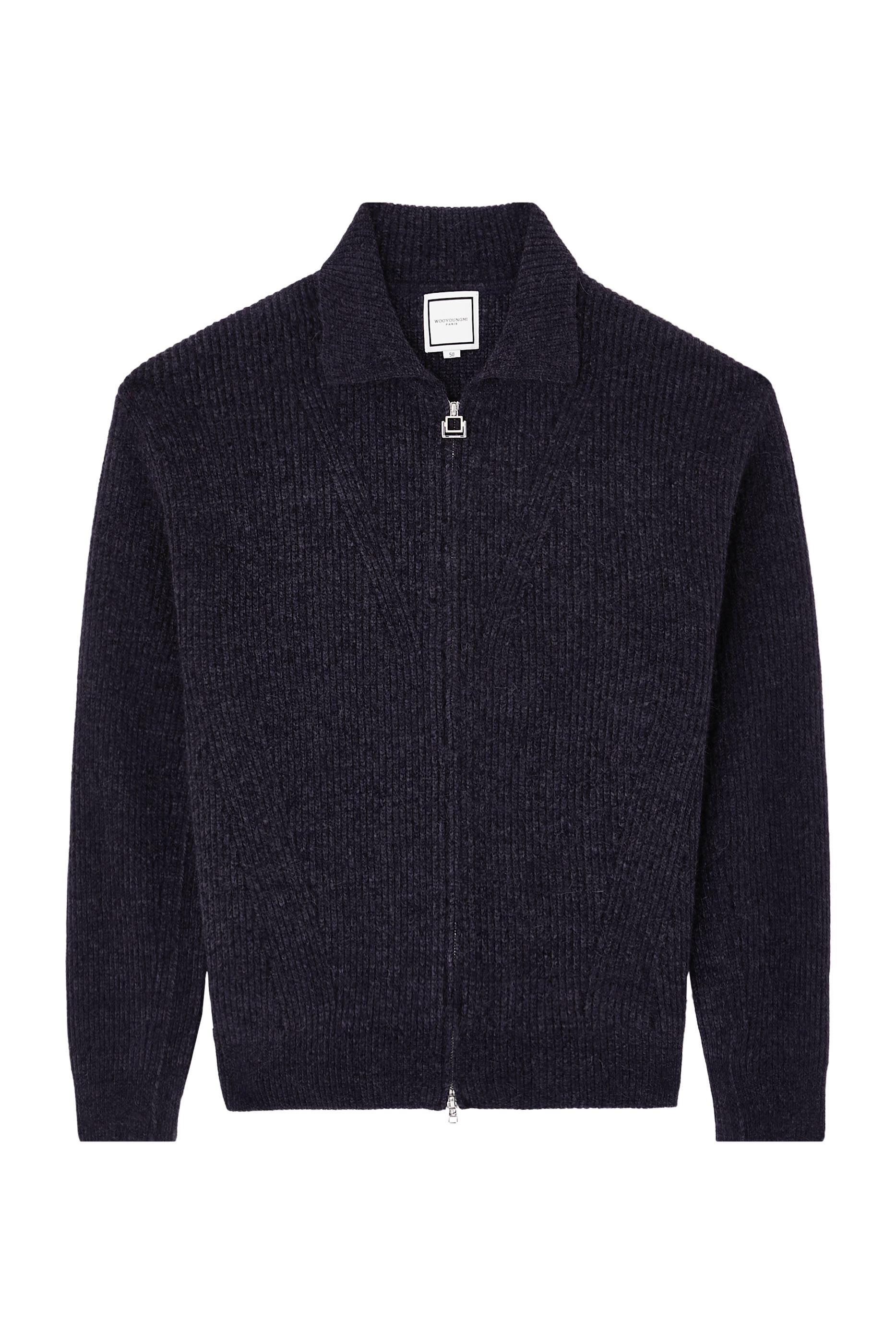 جاكيت منسوج بسحاب