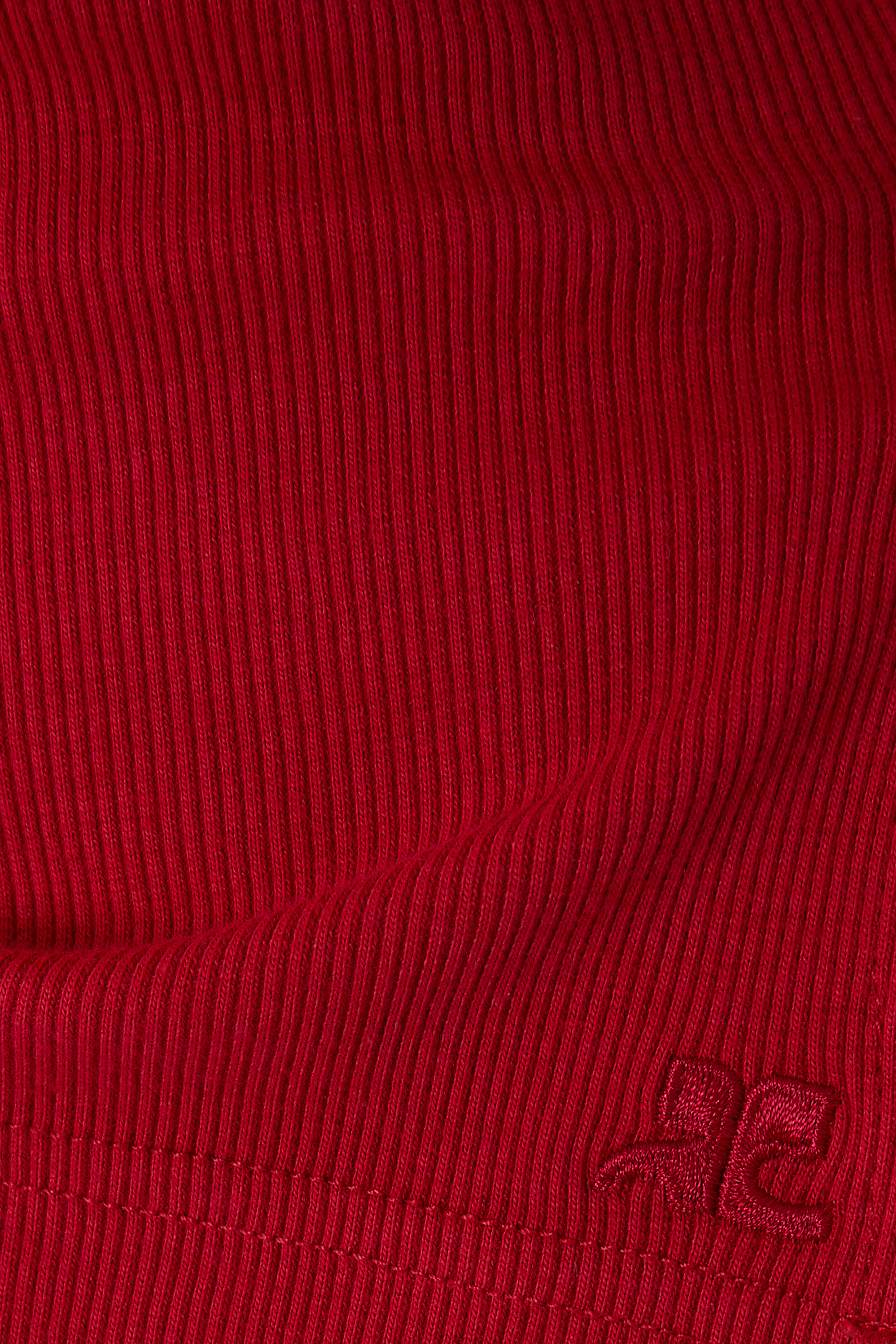 Oblique 90’s Rib Top