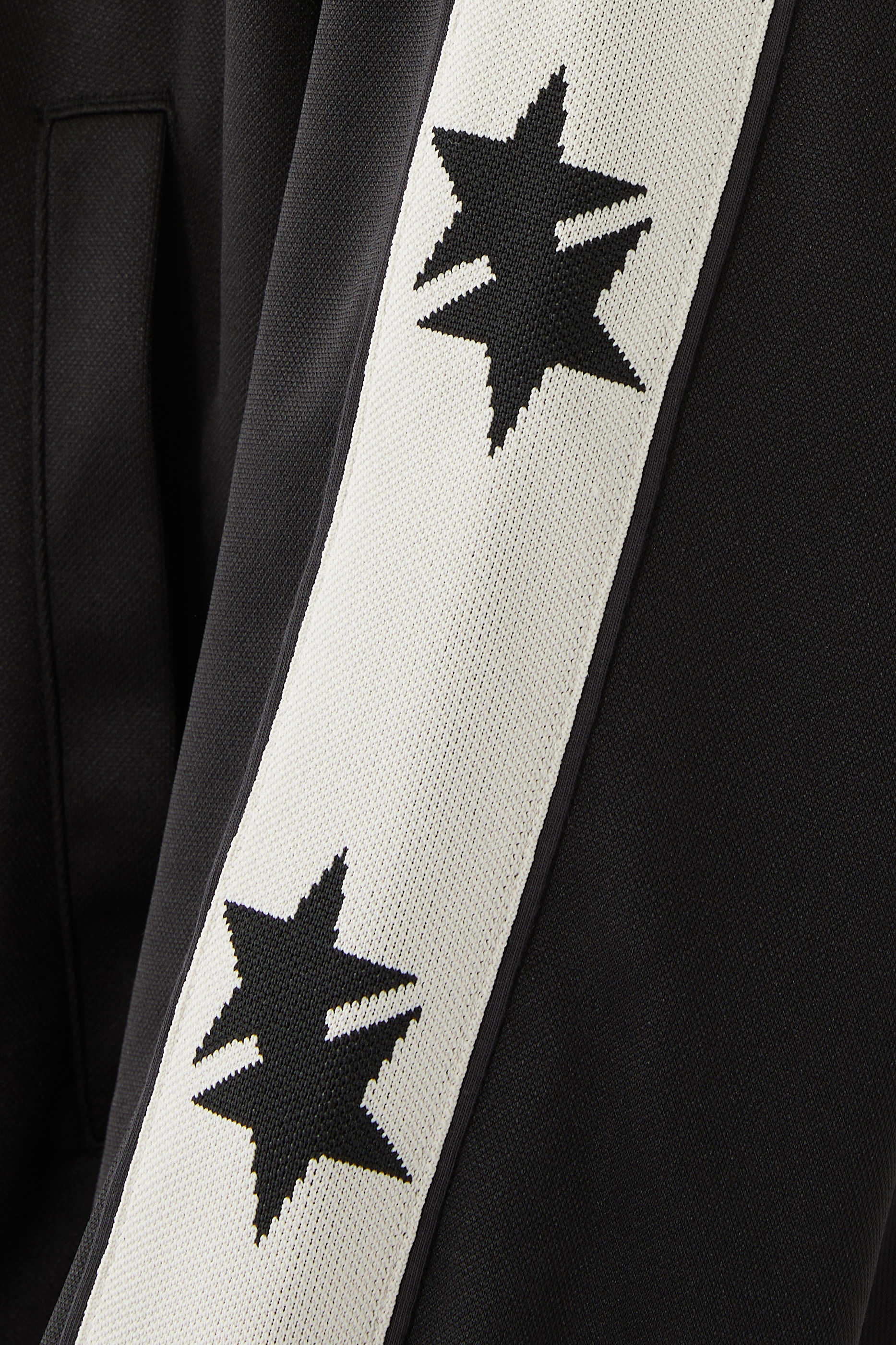 جاكيت رياضي بشريط بنقشات نجمتين