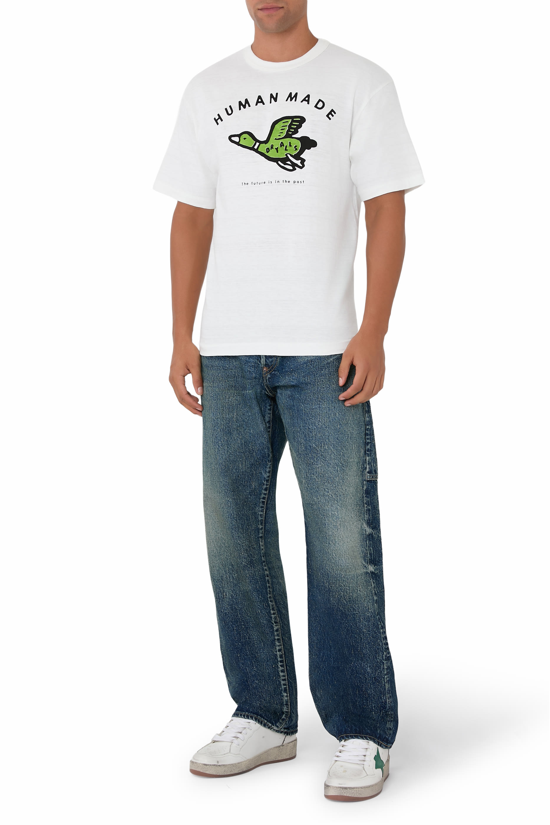 تيشيرت بطبعة بط طائر غرافيكية